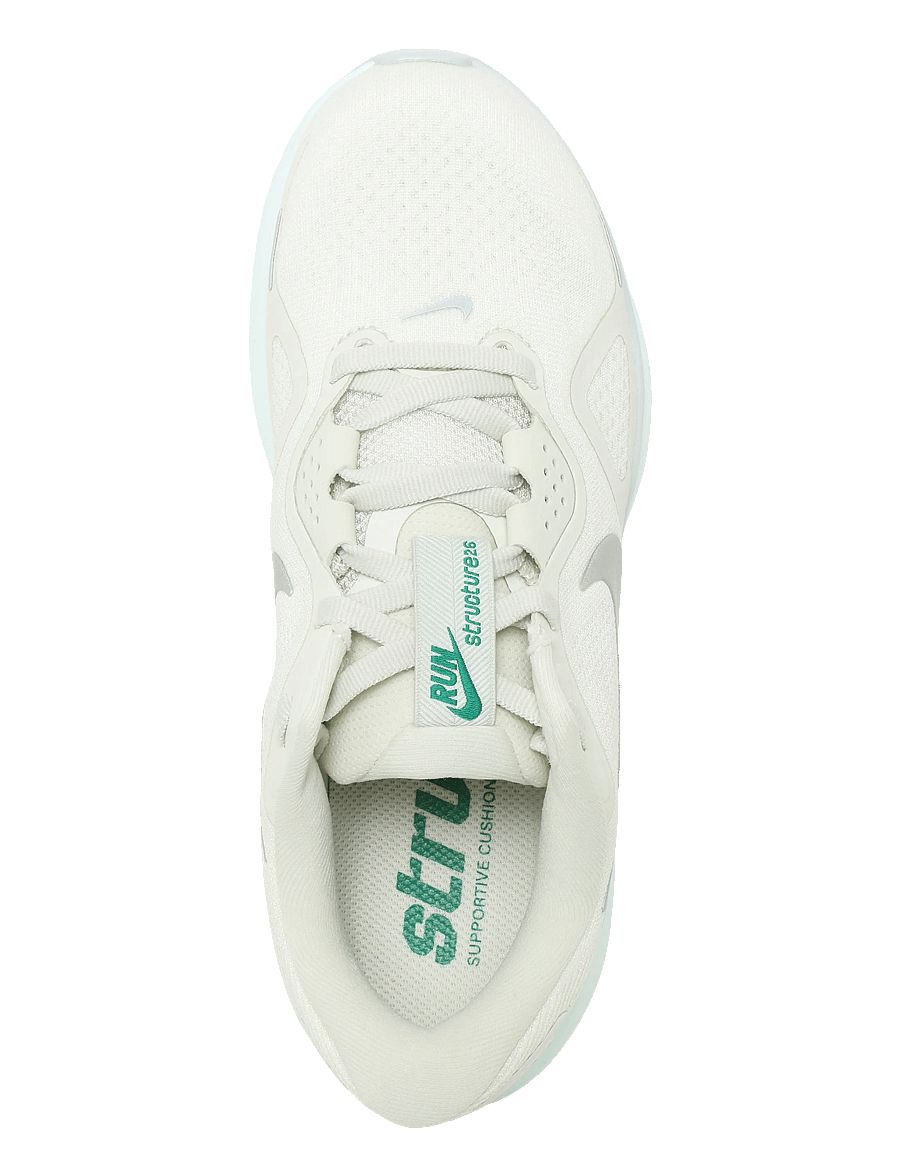 Nike - W NIKE STRUCTURE 26 - laufschuhe - sea glass/metallic silver-ligh - 3
