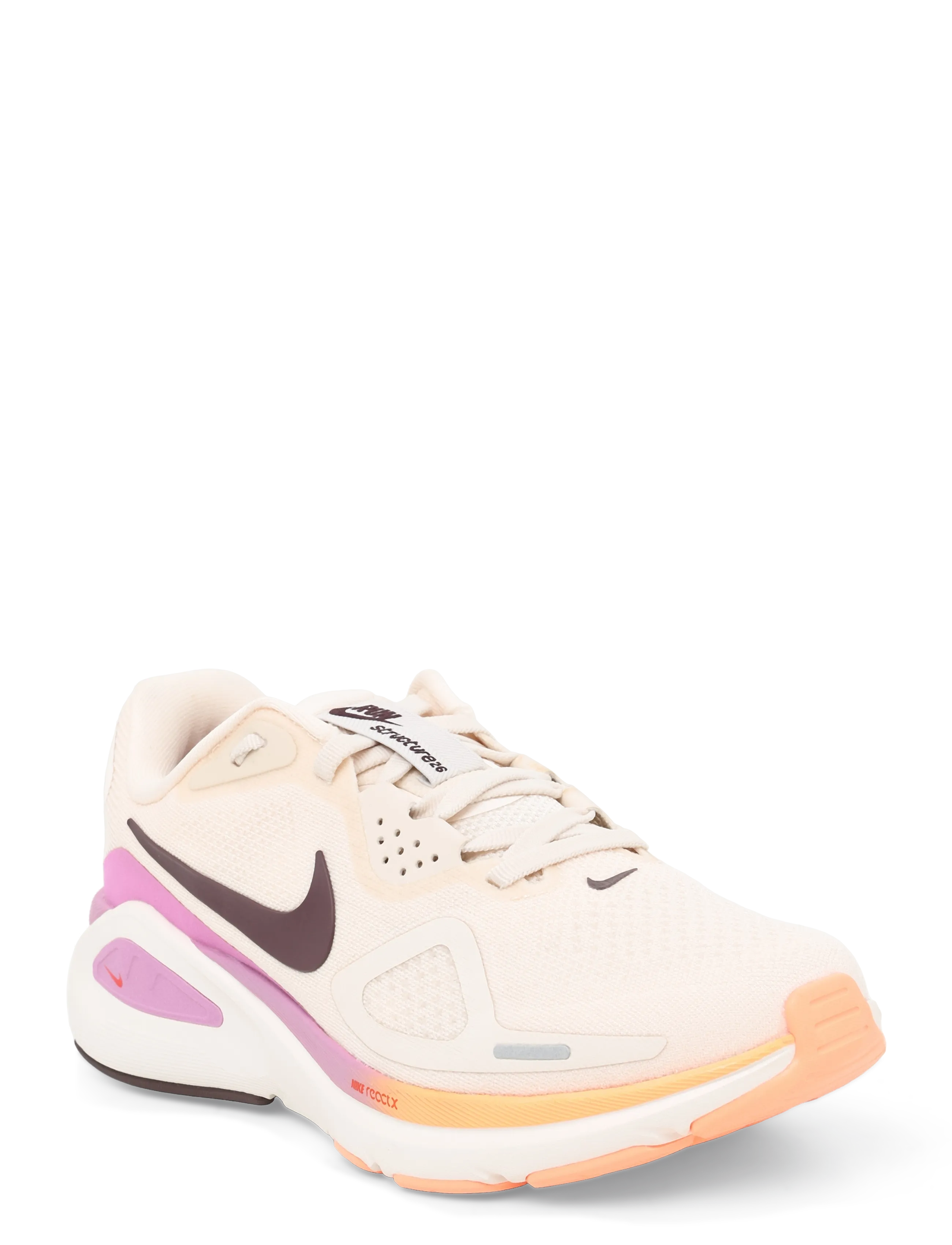 Nike W NIKE STRUCTURE 26 - Kingad - CHALK/TATTOO-LT MAGENTA-ORANGE / cream