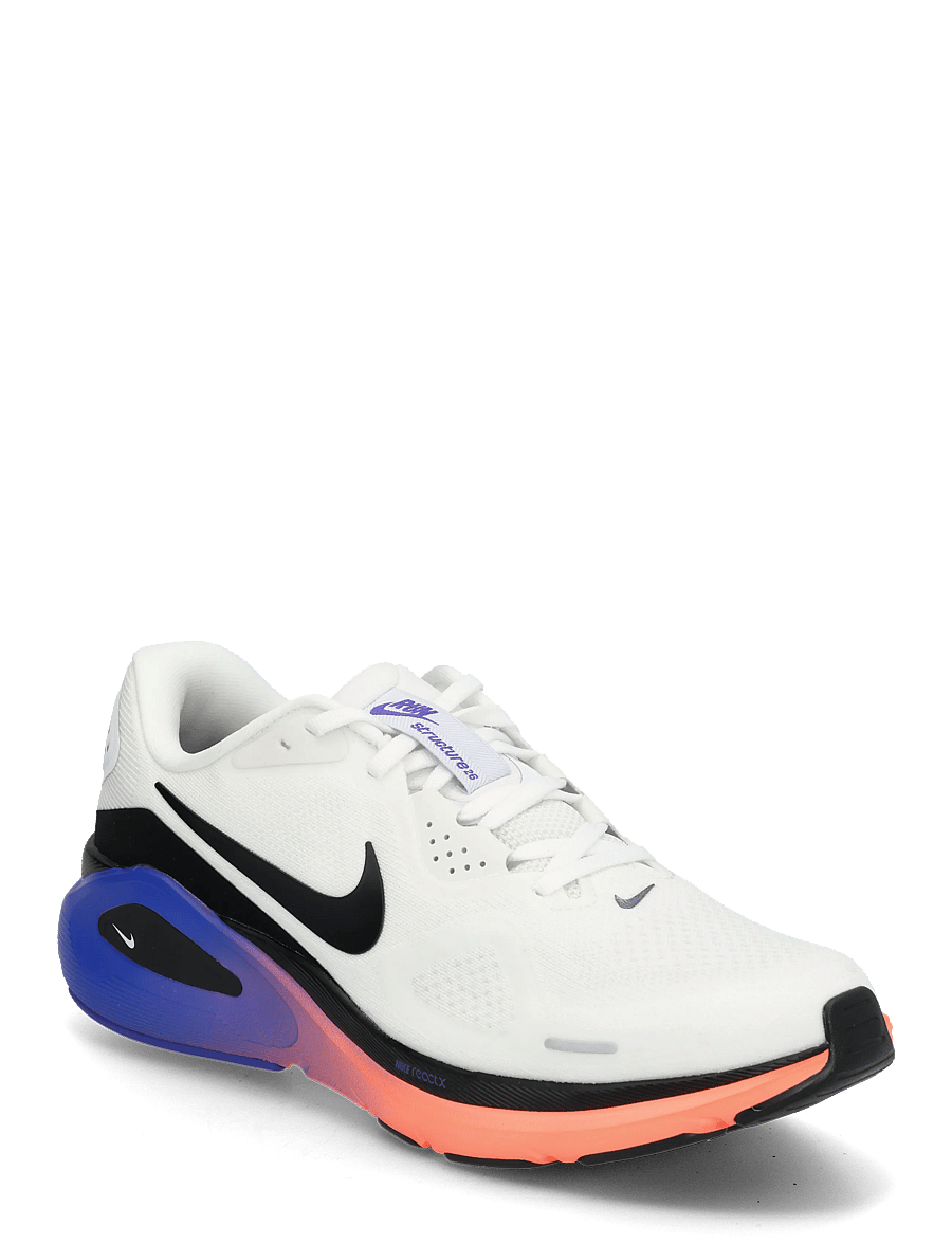 Nike - NIKE STRUCTURE 26 - laufschuhe - white/black-atomic pink-racer - 0