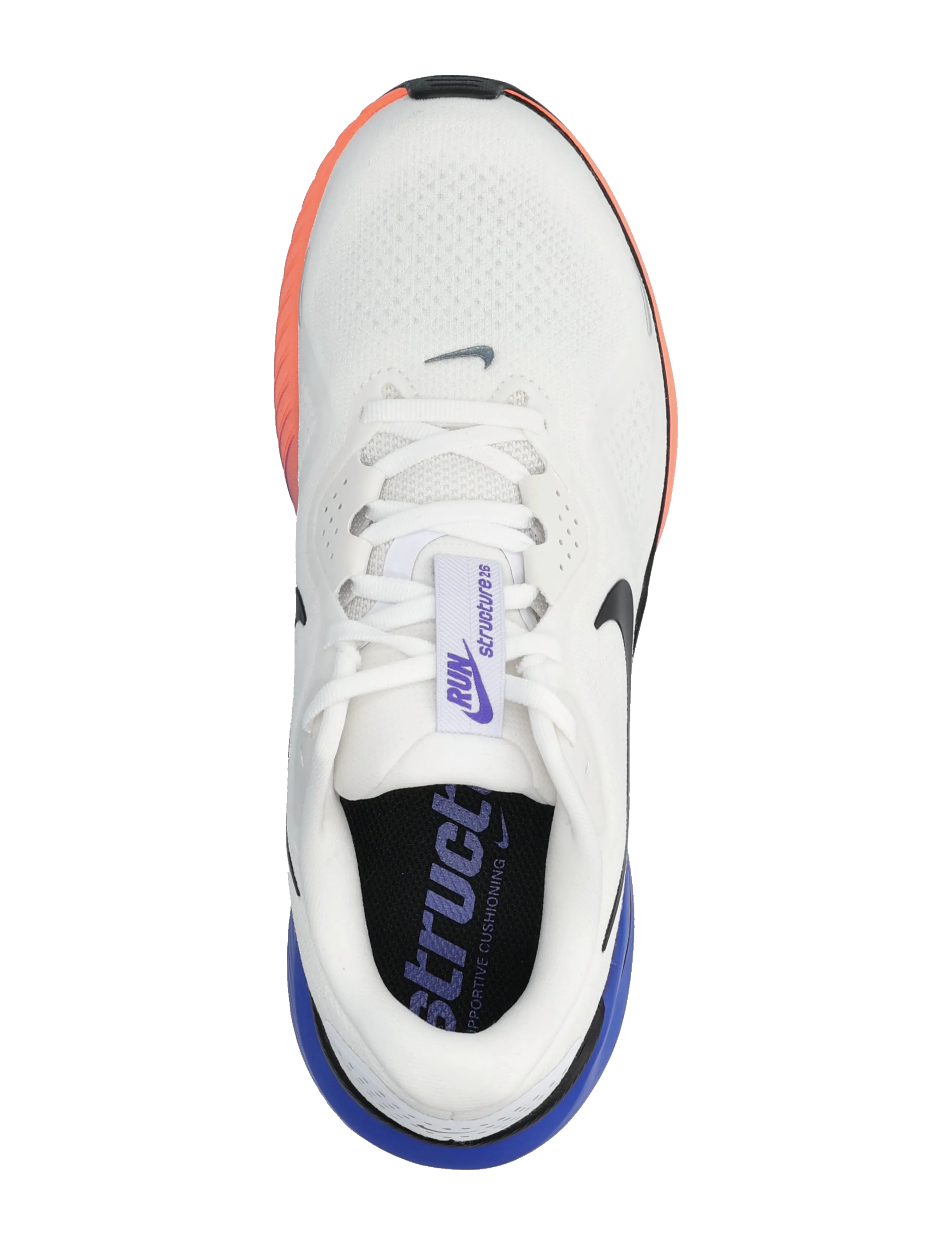 Nike - NIKE STRUCTURE 26 - laufschuhe - white/black-atomic pink-racer - 3
