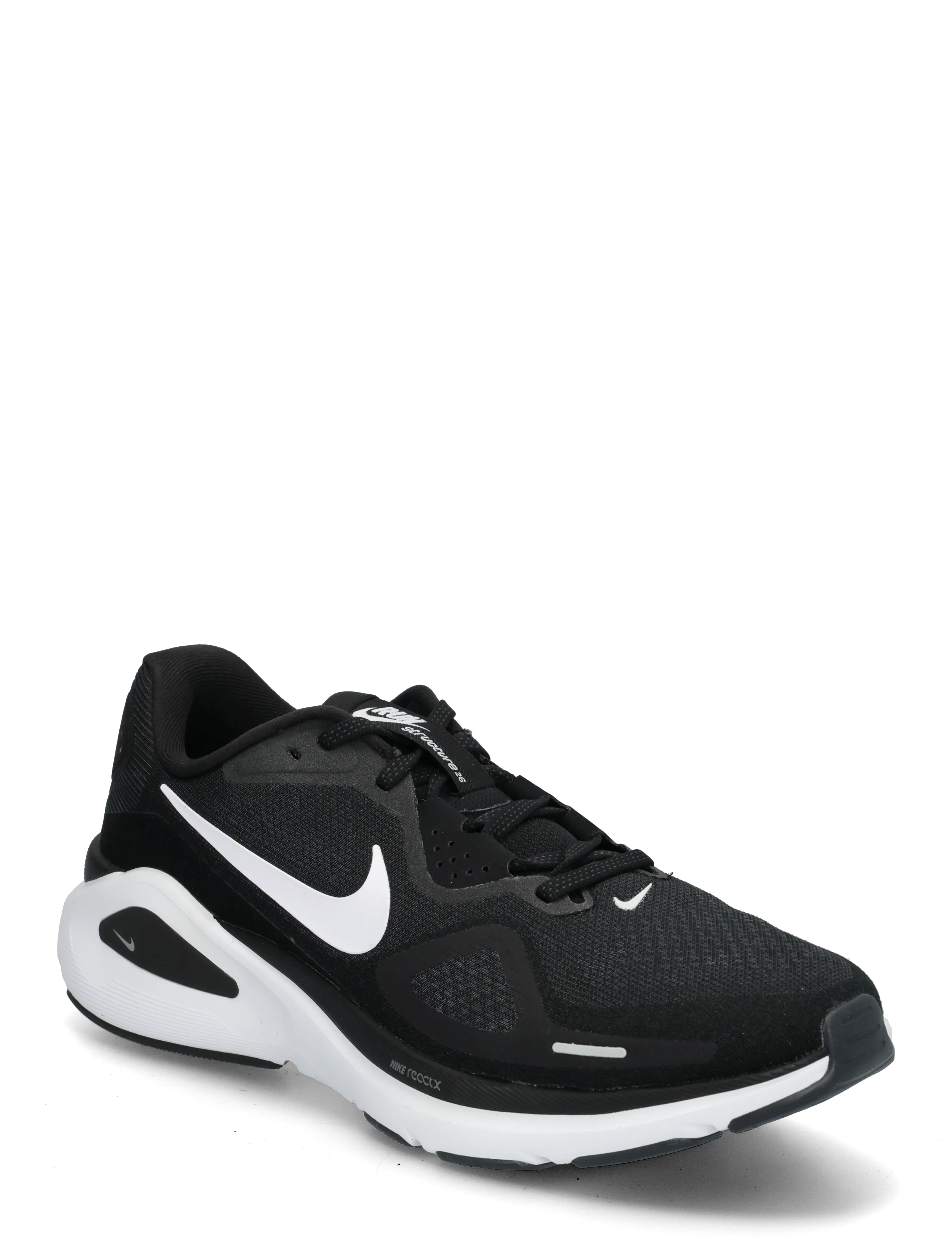 Nike NIKE STRUCTURE 26 - Laufschuhe - BLACK/WHITE-COOL GREY-METALLIC / black