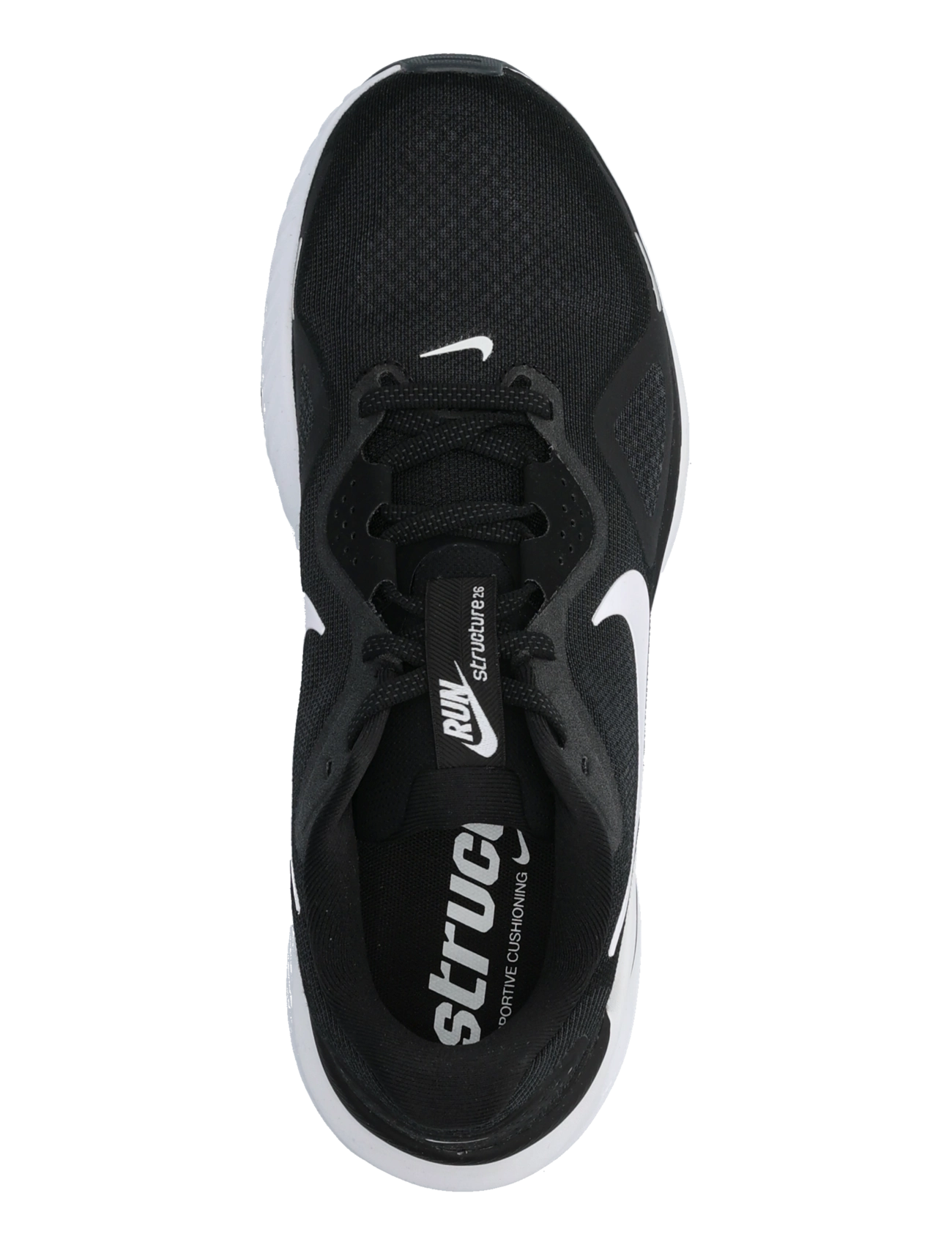 Nike - NIKE STRUCTURE 26 - laufschuhe - black/white-cool grey-metallic - 3