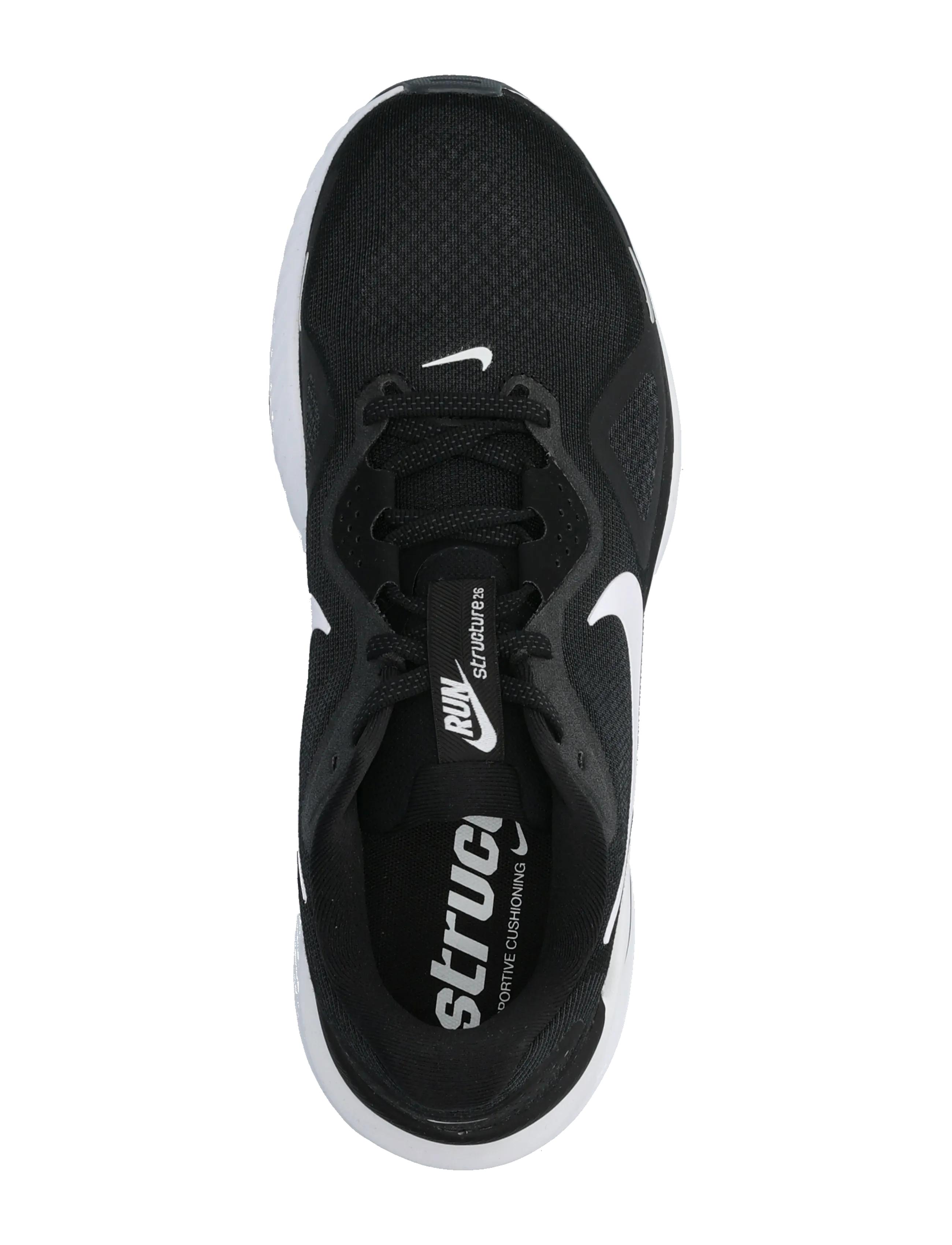 Nike - NIKE STRUCTURE 26 - laufschuhe - black/white-cool grey-metallic - 3