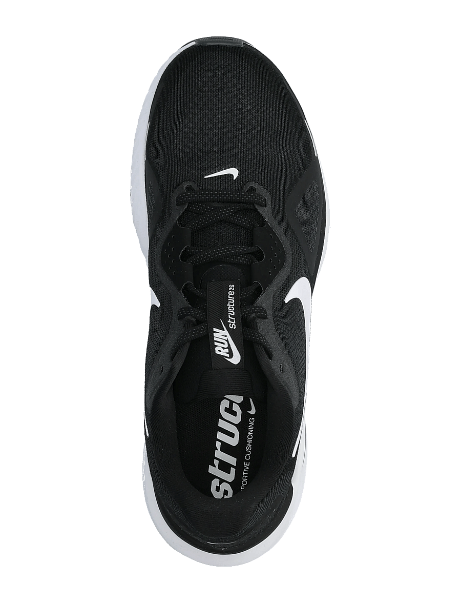 Nike - NIKE STRUCTURE 26 - laufschuhe - black/white-cool grey-metallic - 3