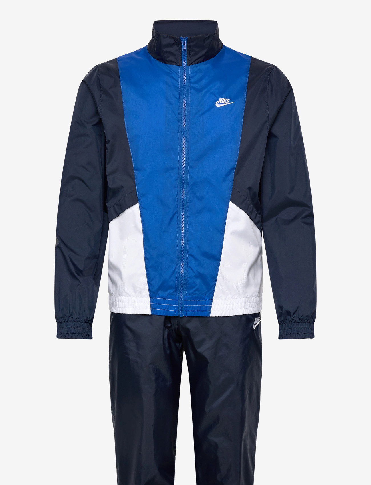 Nike - Club Fleece Tracksuit - tracksuits - obsidian/white/game royal/white - 0