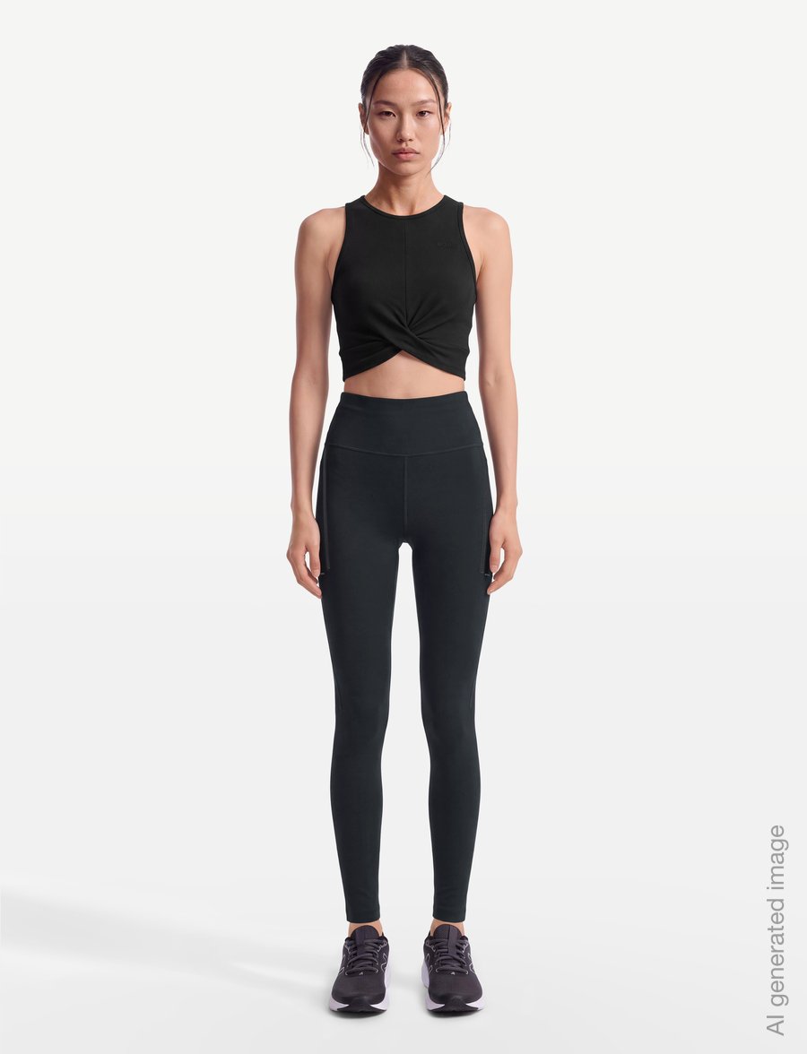 Nike - Nike Dri-Fit Swift 7/8 Tight - 7/8 länge - black/reflective silv - 0