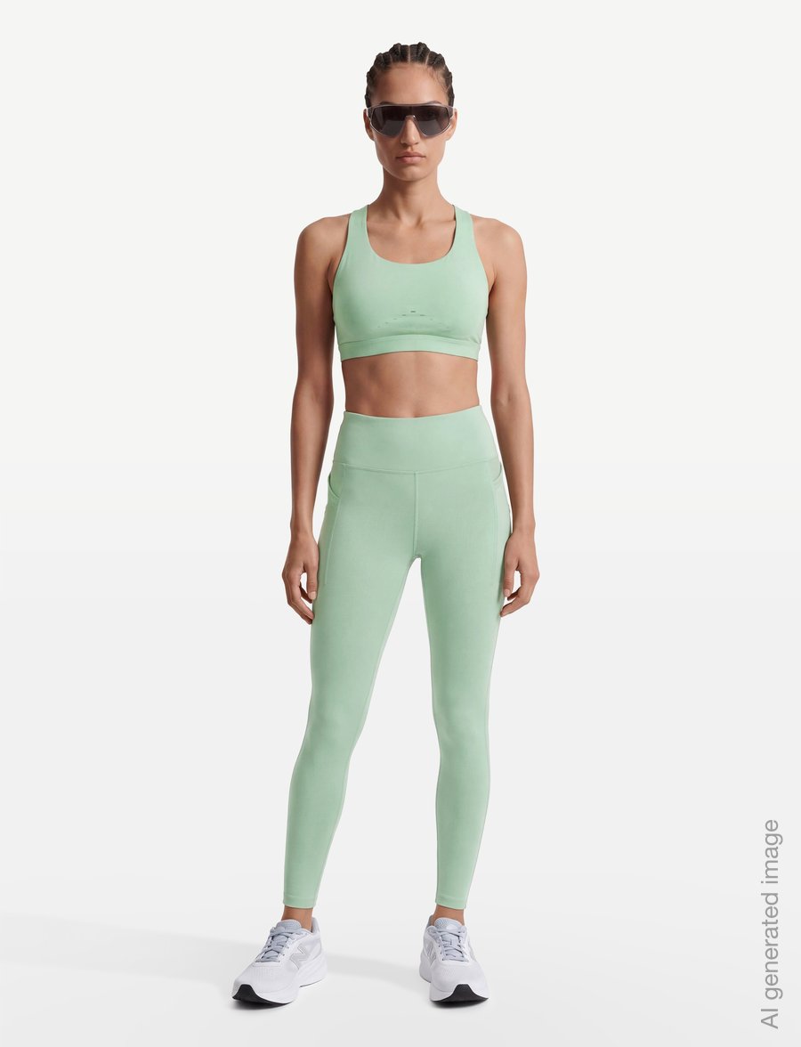 Nike - Nike Dri-Fit Swift 7/8 Tight - löpartights - steam/reflective silv - 0