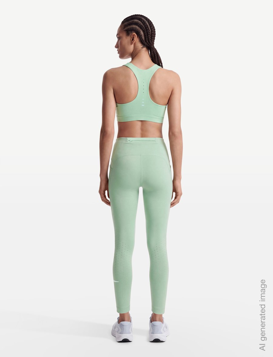 Nike - Nike Dri-Fit Swift 7/8 Tight - löpartights - steam/reflective silv - 4