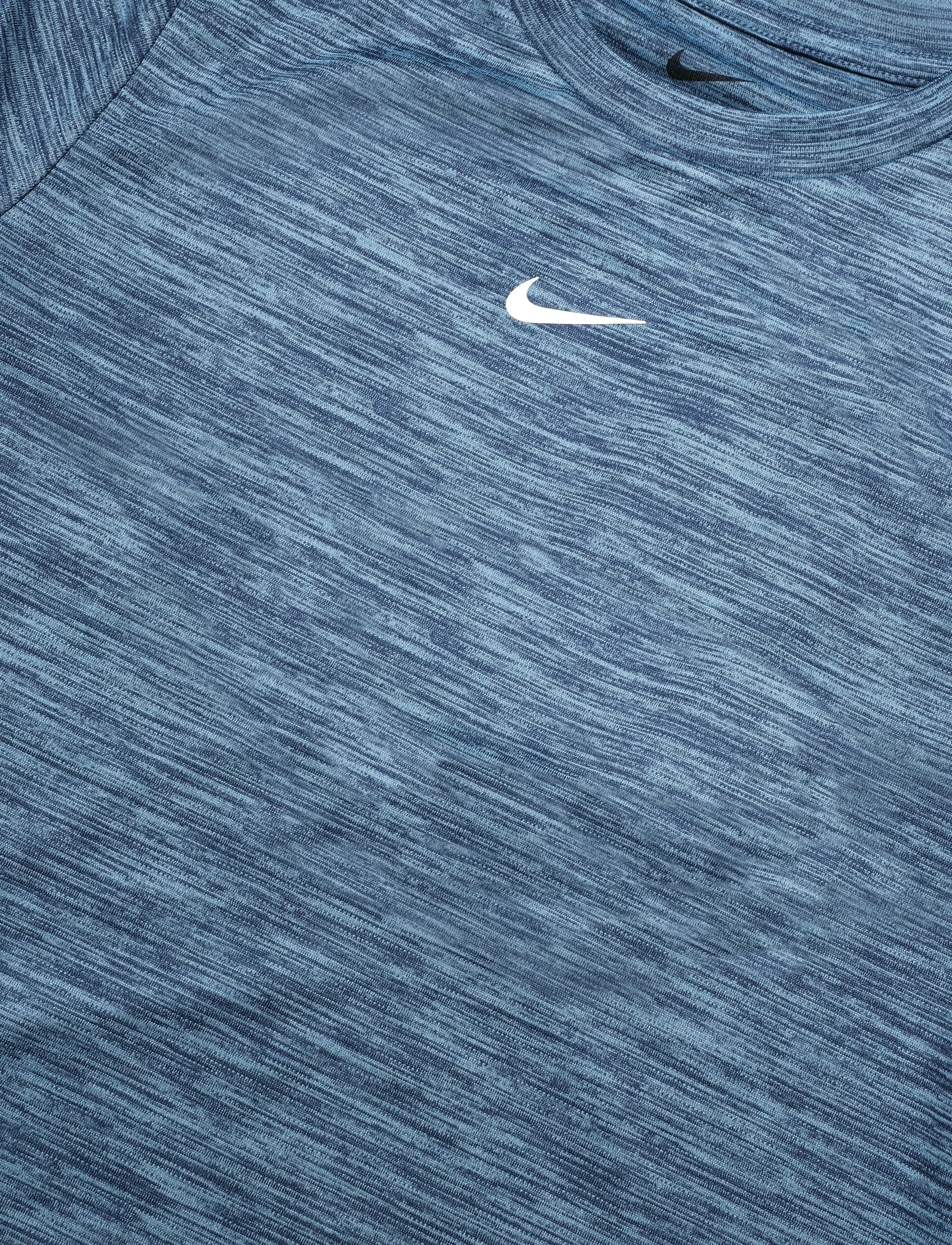 Nike - B NK DF MULTI SS  TOP LBR HTHR - sportoberteile - midnight navy/football blue/wh - 2