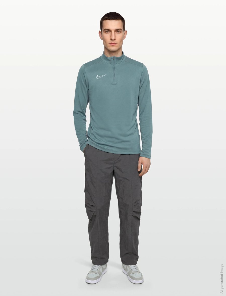 Nike - NIKE ACADEMIC 25 TOP - pikkade varrukatega alussärgid - mineral slate/black/white/whit - 0