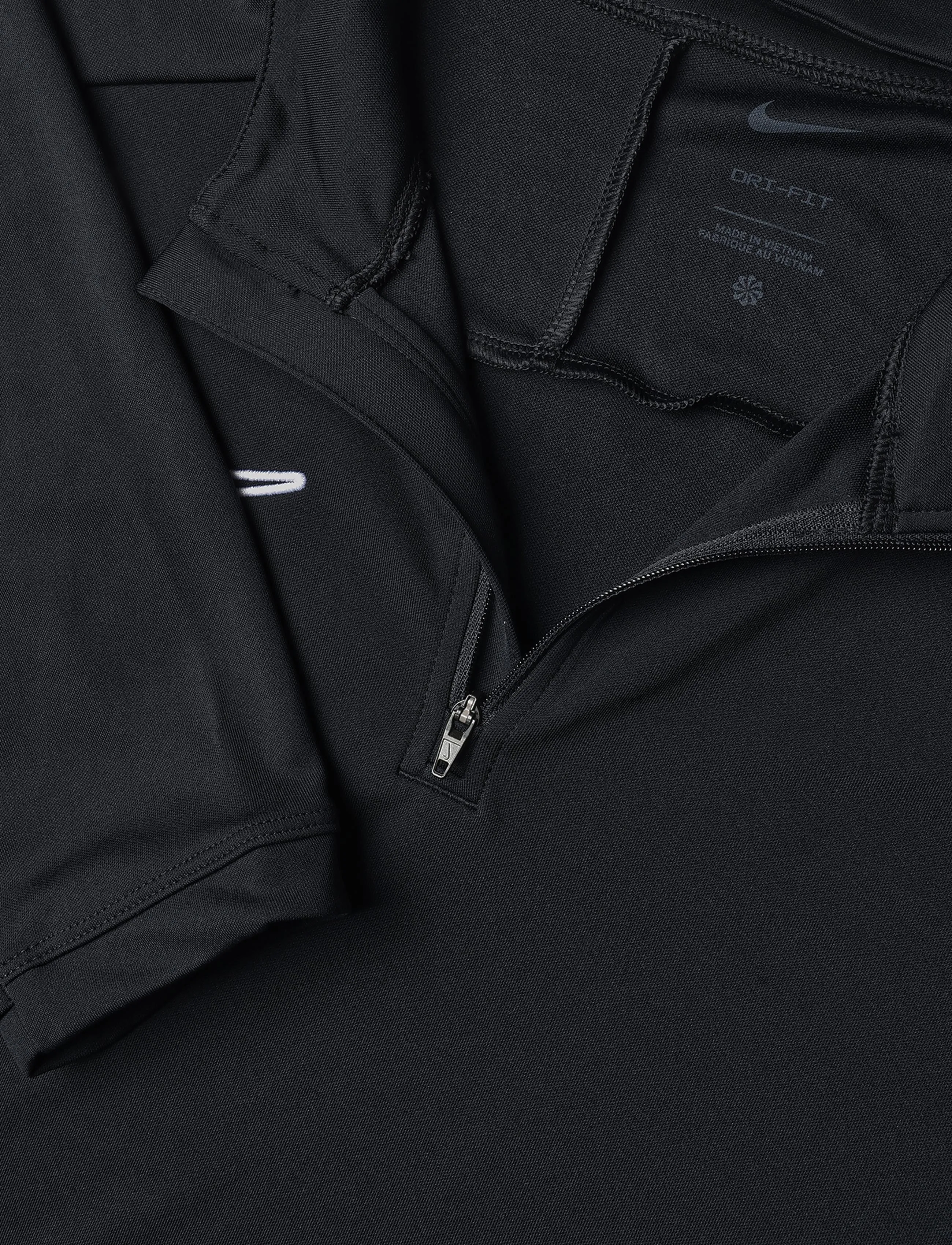 Nike - M NK DF ACD25 DRIL TOP BR - pikkade varrukatega alussärgid - black/black/white - 2