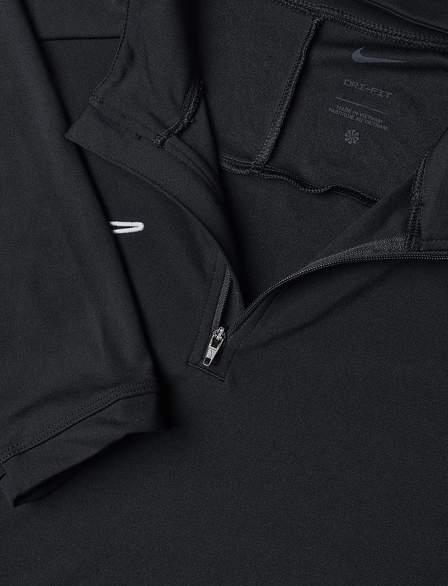 Nike - M NK DF ACD25 DRIL TOP BR - pikkade varrukatega alussärgid - black/black/white - 2