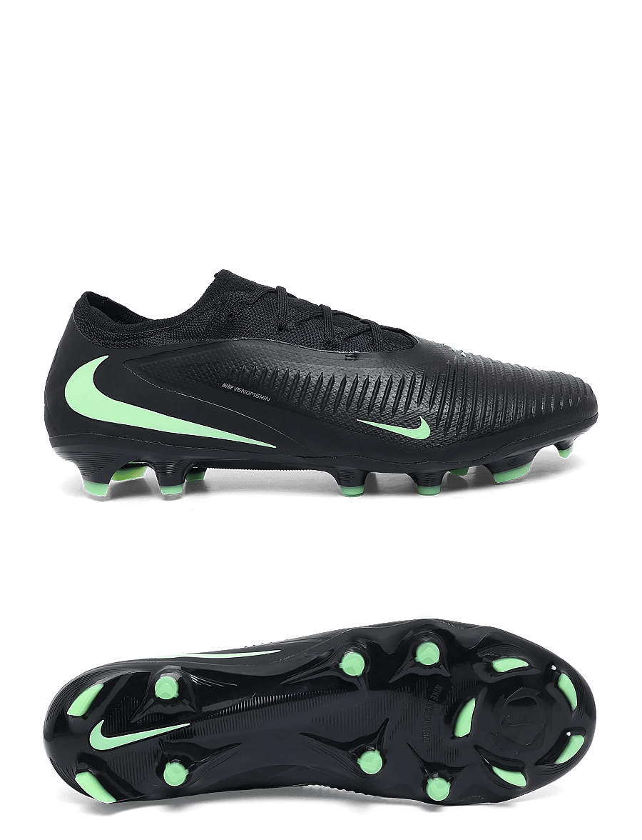 Nike - PHANTOM 6 LOW PRO FG - fußballstiefel - black/illusion green-black - 0