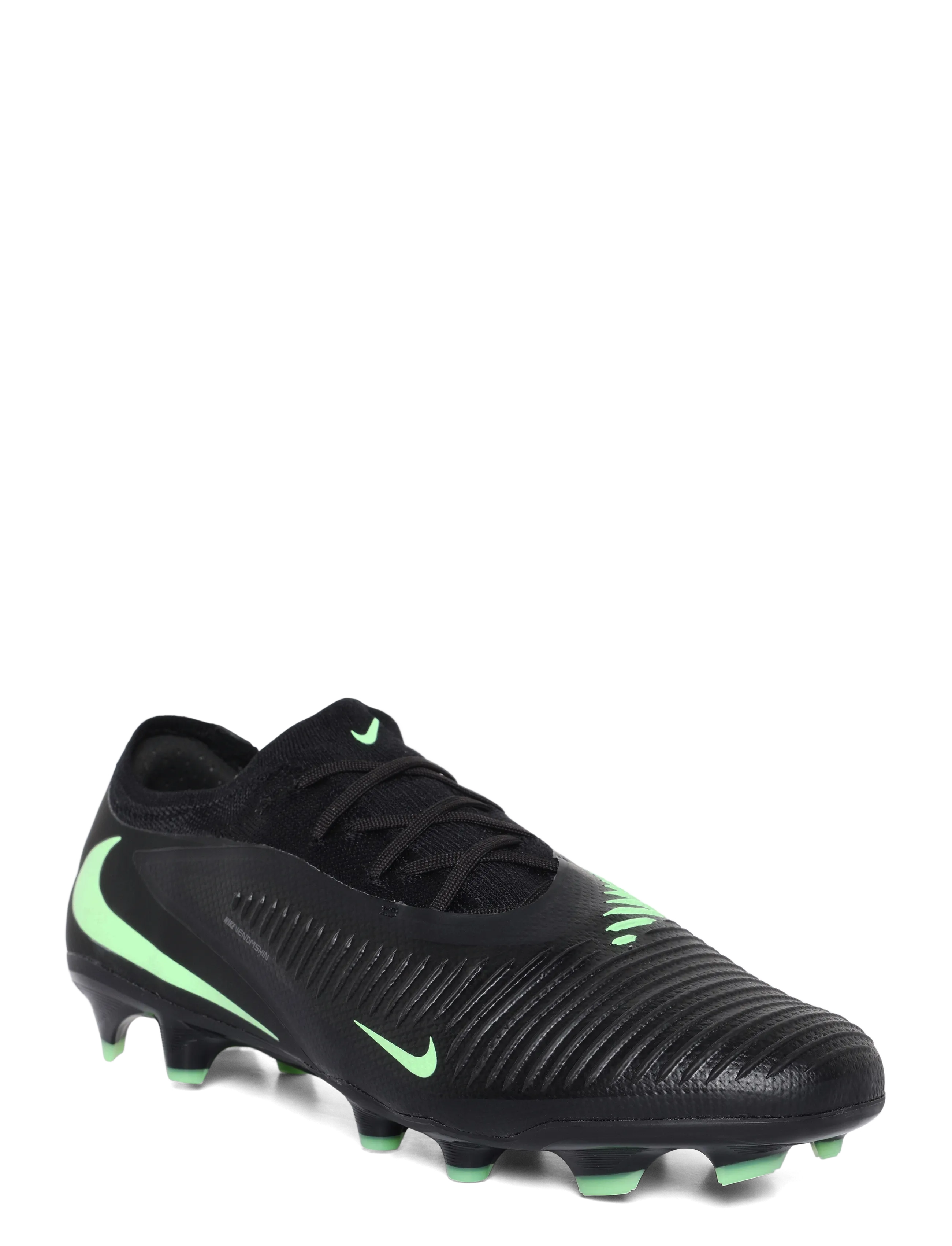Nike - PHANTOM 6 LOW PRO FG - black/illusion green-black - 1