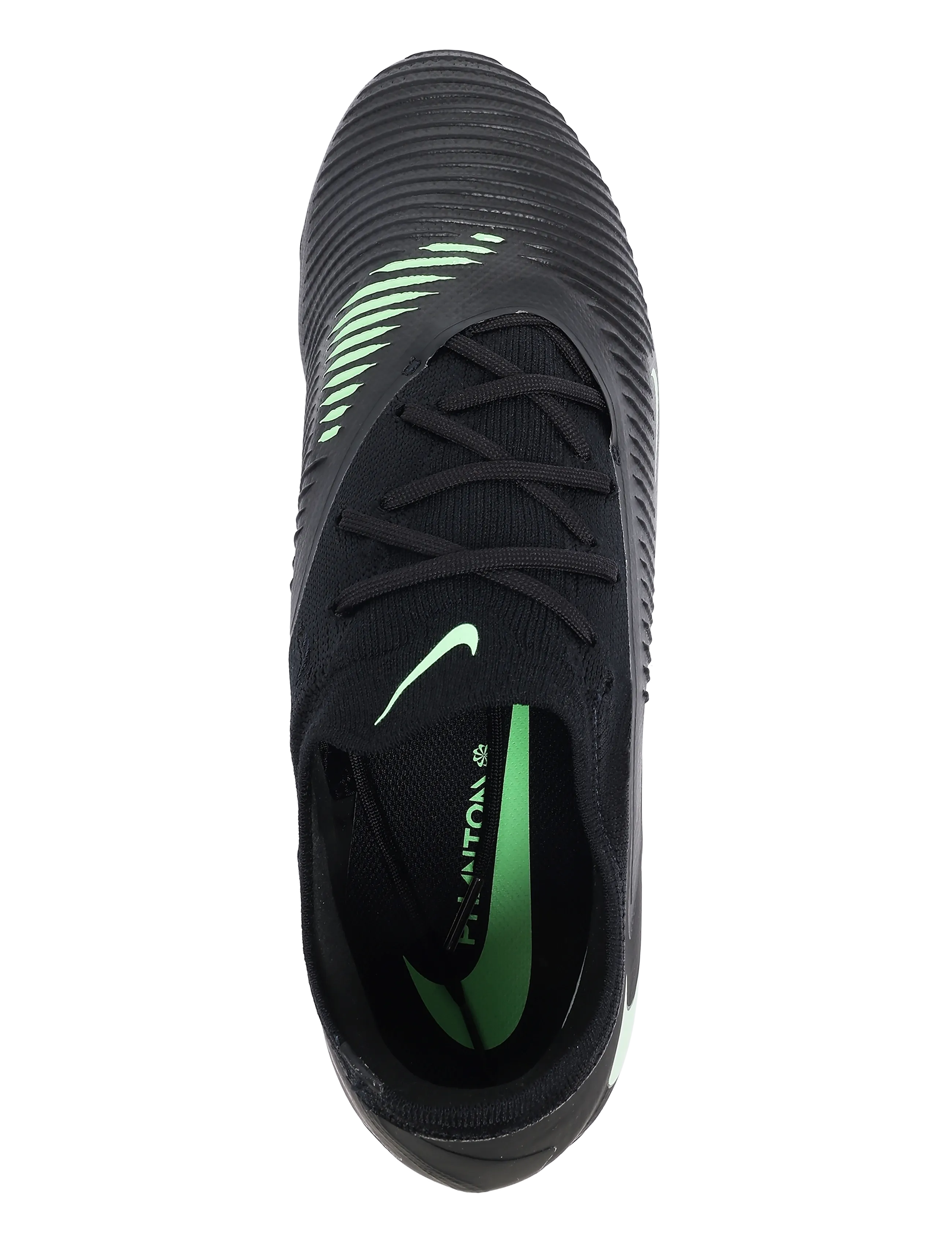 Nike - PHANTOM 6 LOW PRO FG - black/illusion green-black - 3