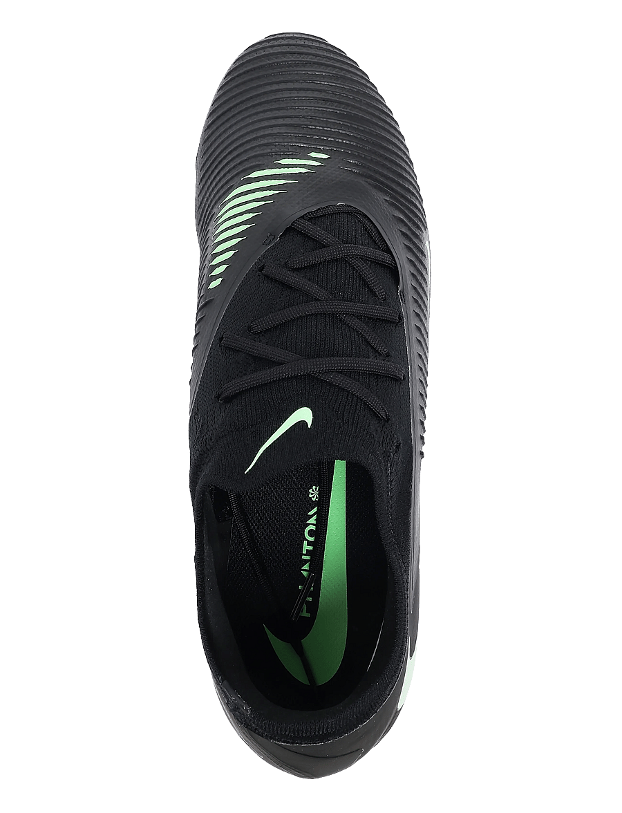 Nike - PHANTOM 6 LOW PRO FG - fußballstiefel - black/illusion green-black - 3