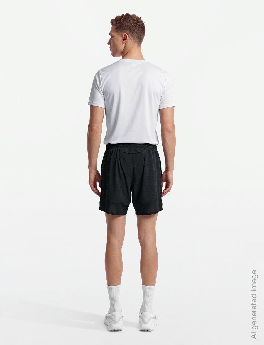 Nike - Nike Dri-Fit Breathe Challenger 7In 2-1 - lühikesed jooksupüksid - black/black/black/reflective s - 4