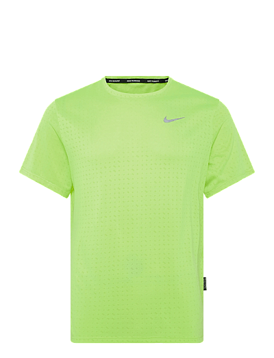 Nike Nike Miler Breathe Top - T-Shirts - VOLT ICE/REFLECTIVE SILV / yellow