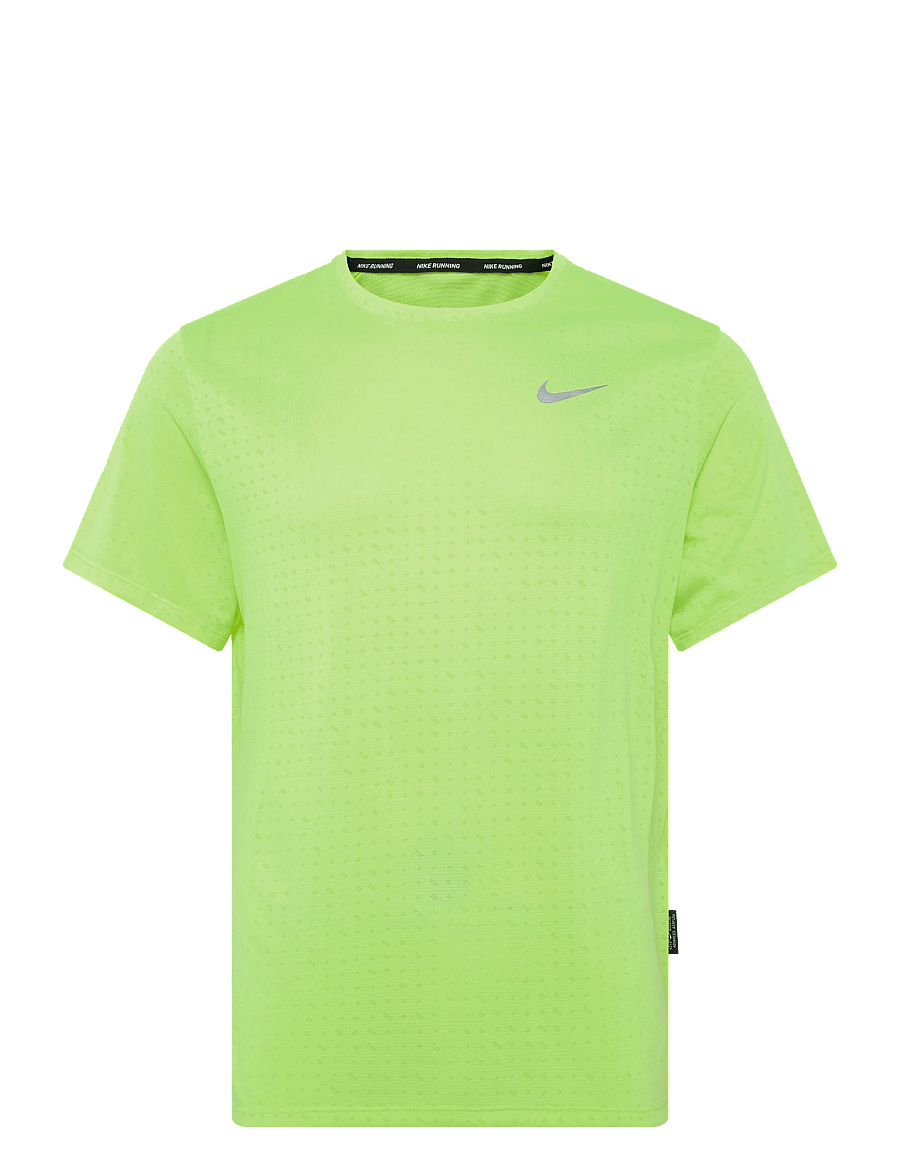 Nike - Nike Miler Breathe Top - tops & t-shirts - volt ice/reflective silv - 0