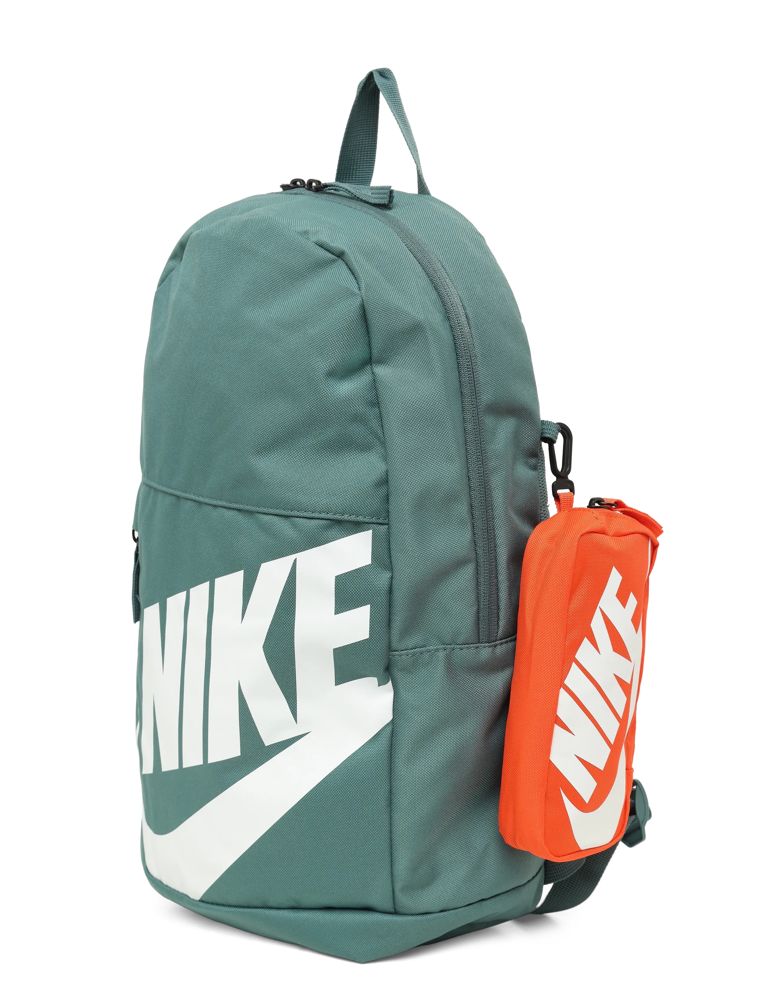 Nike - Y NK ELMNTL BKPK SHOEBOX - rygsække - mineral slate/orange/white - 2