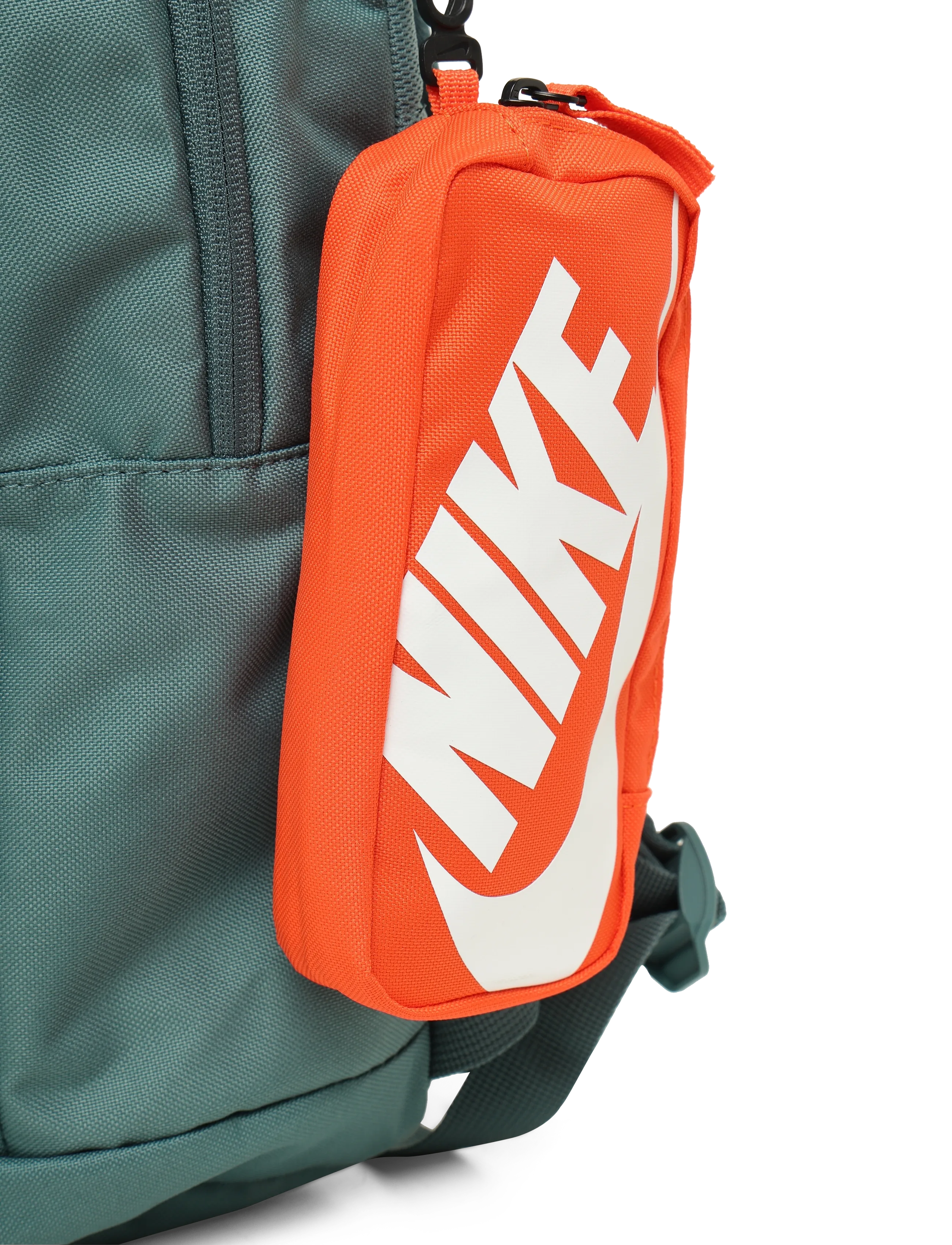 Nike - Y NK ELMNTL BKPK SHOEBOX - rygsække - mineral slate/orange/white - 3
