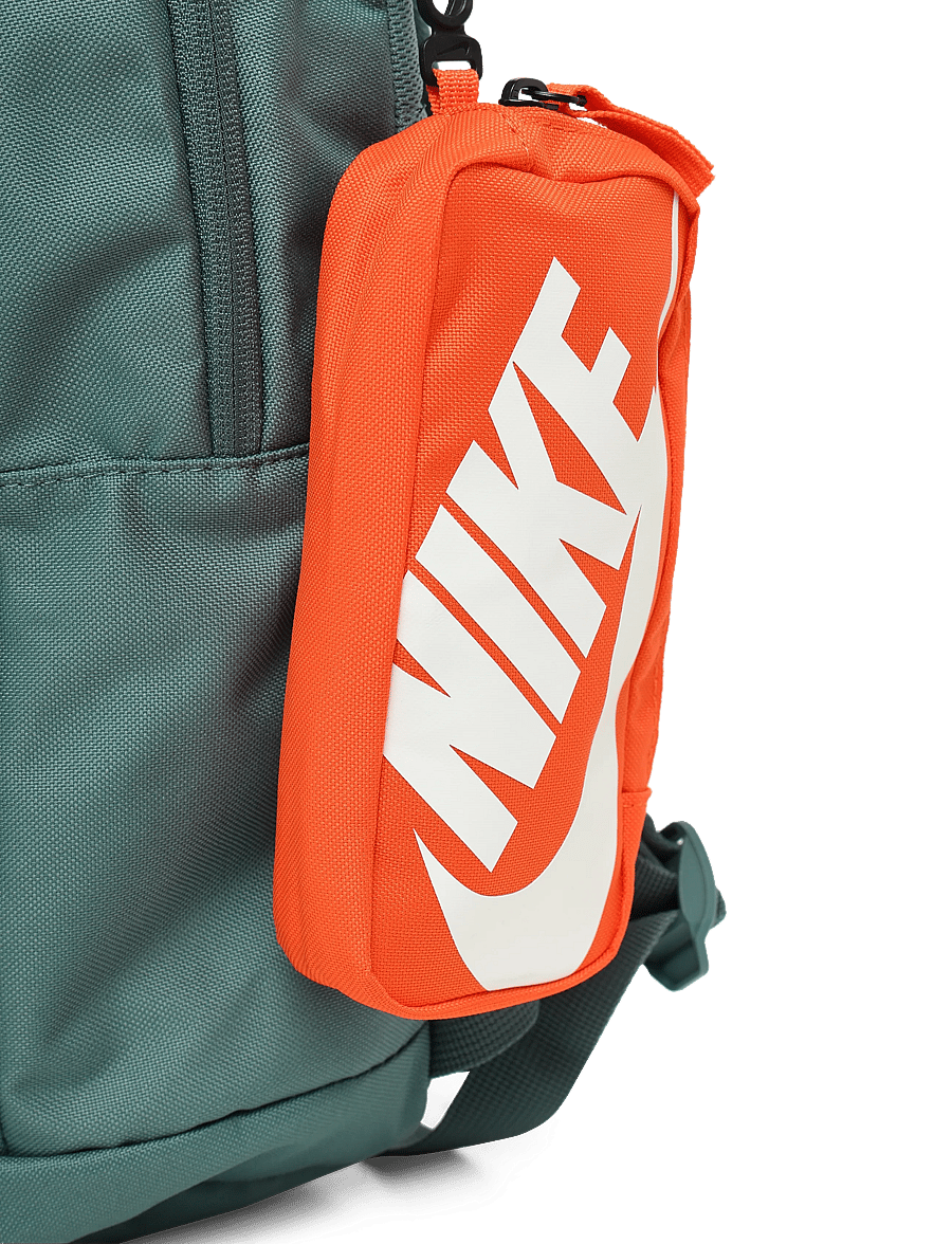 Nike - Y NK ELMNTL BKPK SHOEBOX - rygsække - mineral slate/orange/white - 3
