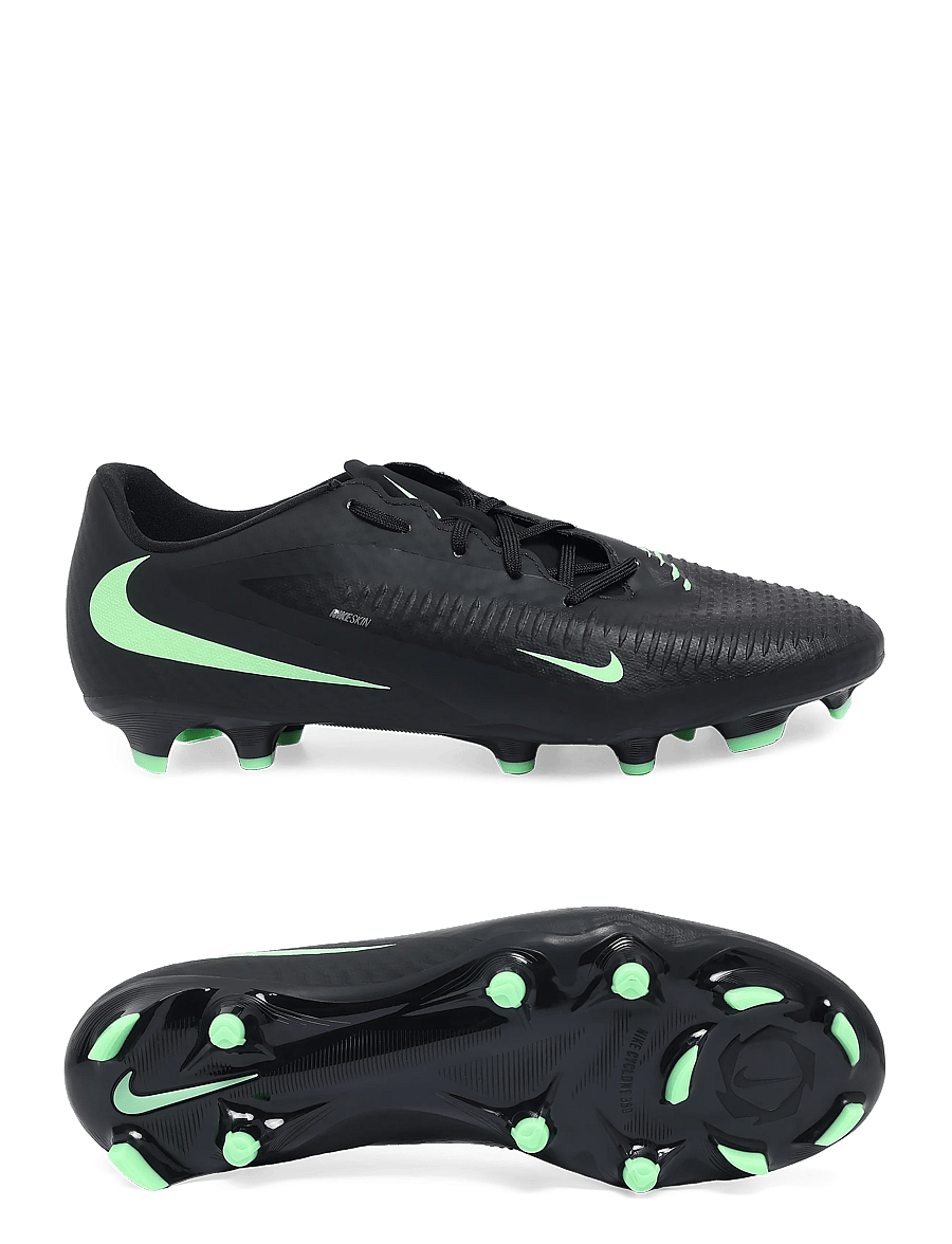 Nike - PHANTOM 6 LOW ACAD FG/MG - fußballstiefel - black/illusion green-black - 0