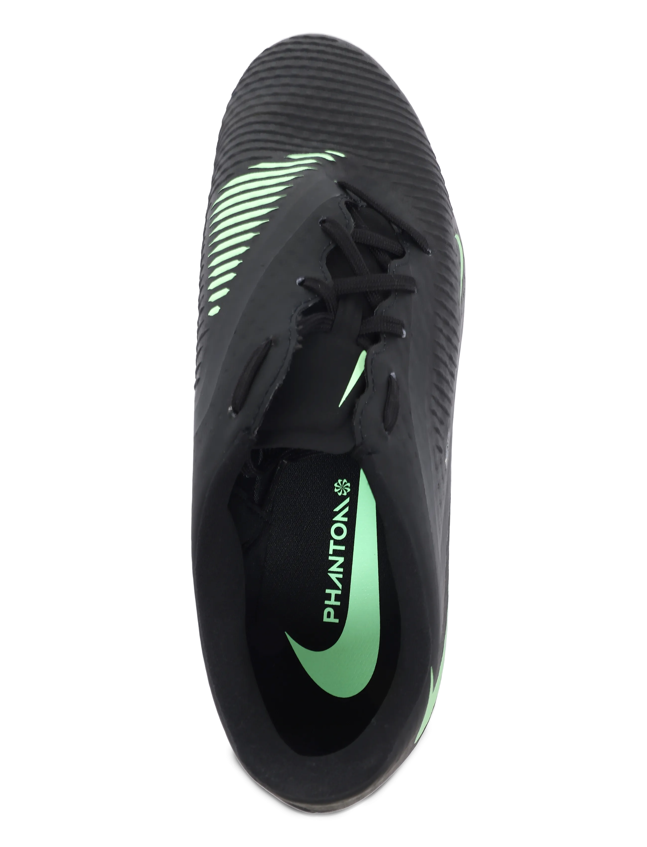 Nike - PHANTOM 6 LOW ACAD FG/MG - fußballstiefel - black/illusion green-black - 3