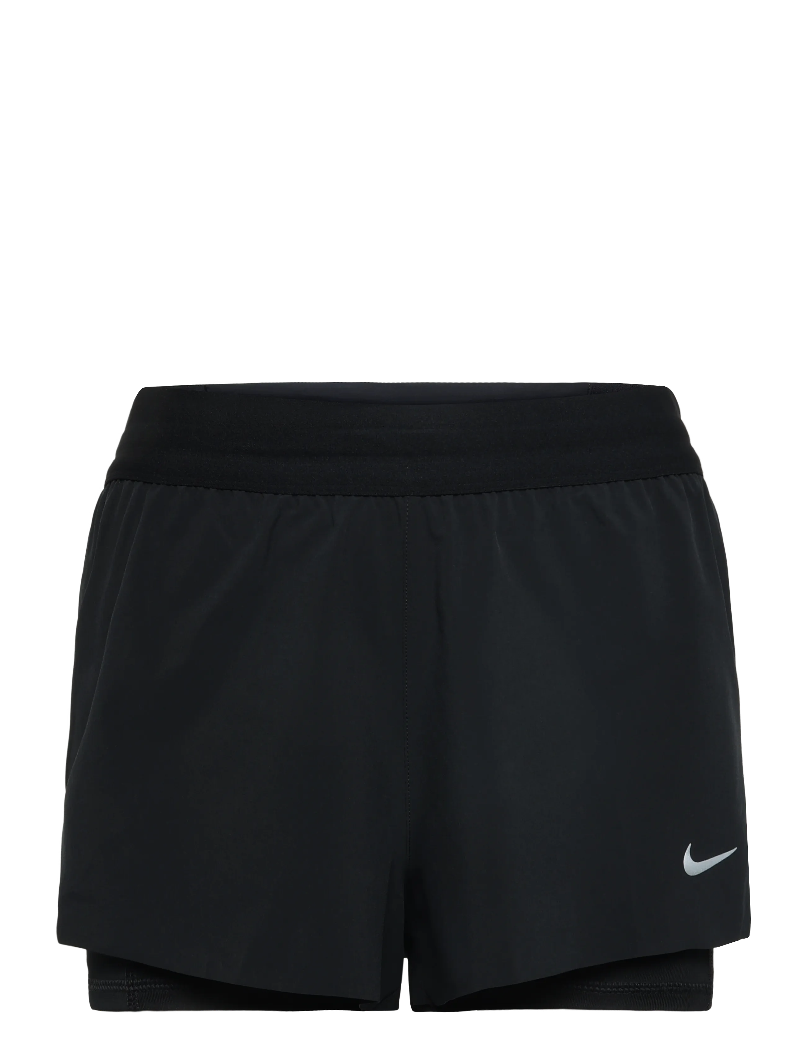 Nike Nike Swift Dri-Fit 2N1 SHRT - Shorts - BLACK/REFLECTIVE SILV / black