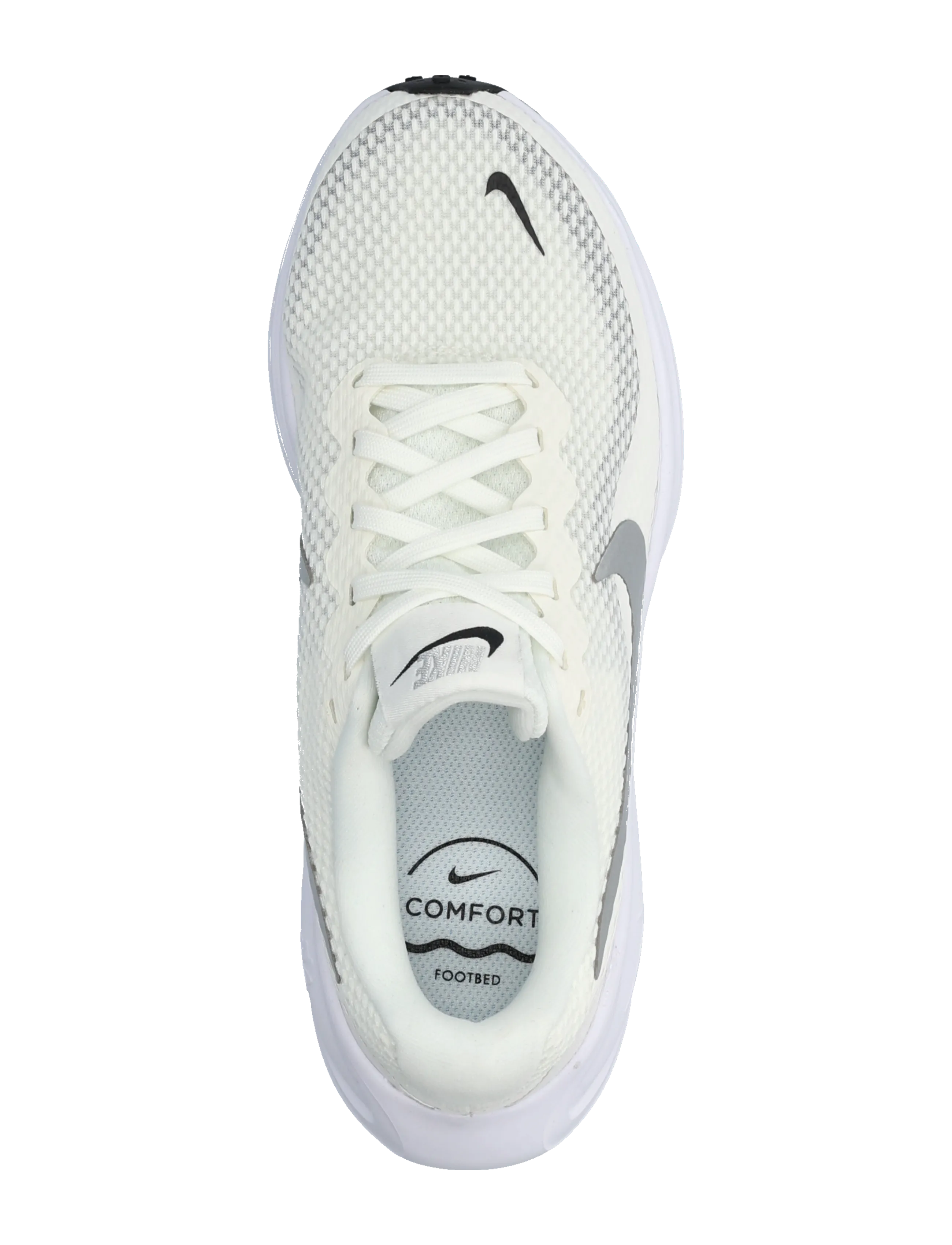 Nike - W NIKE REVOLUTION 8 - training shoes - sail/metallic silver-white-bla - 3