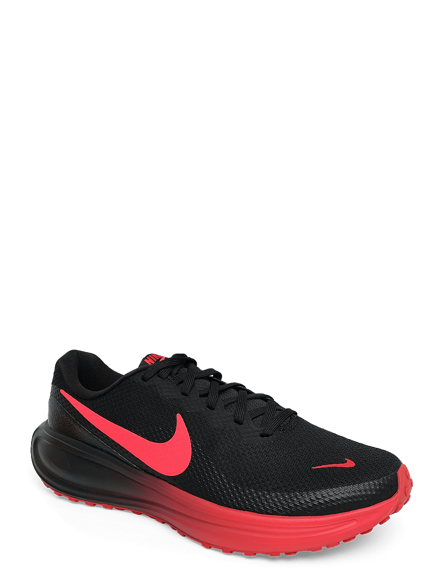 Nike - NIKE REVOLUTION 8 - løbesko - black/red orbit-university red - 0