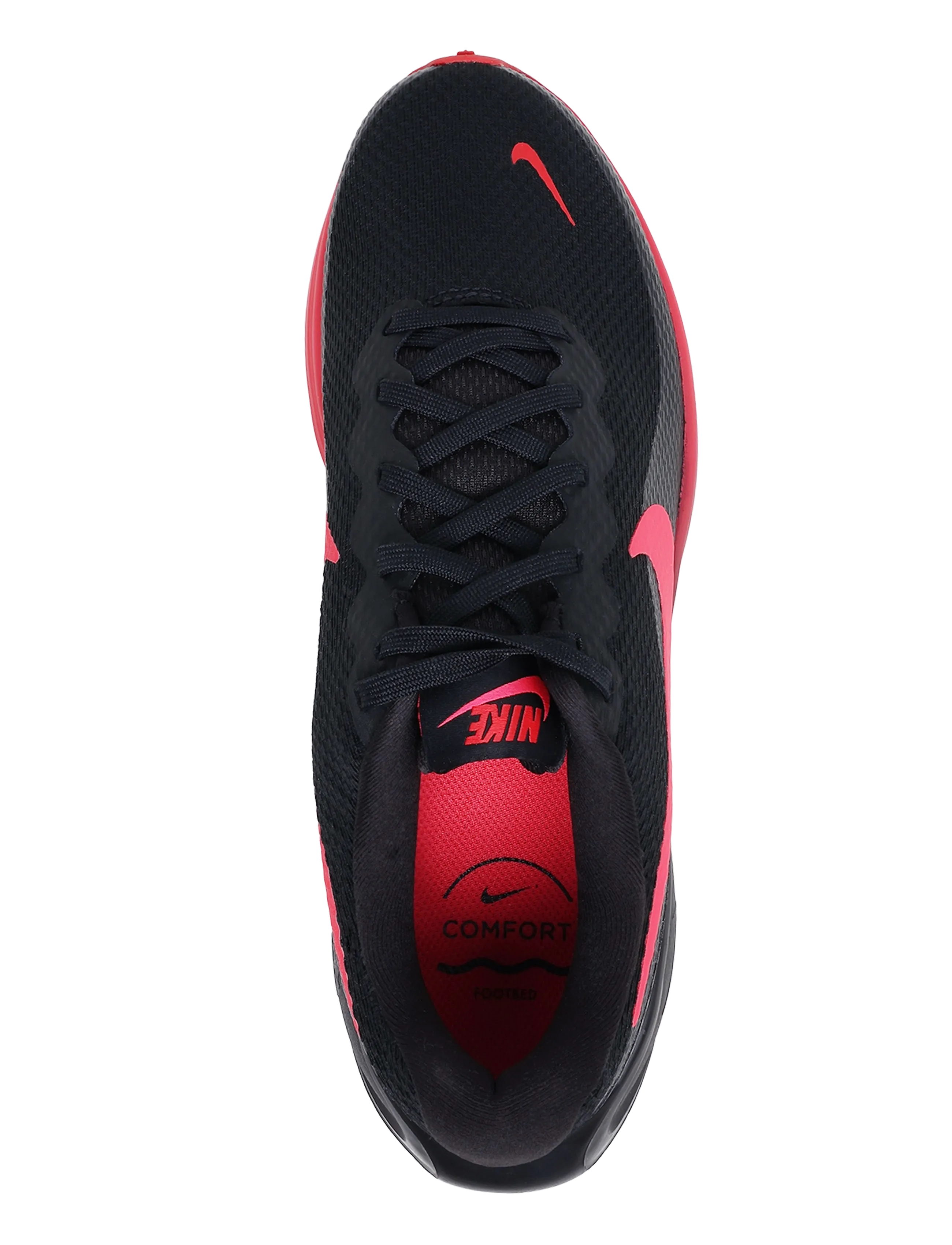 Nike - NIKE REVOLUTION 8 - løbesko - black/red orbit-university red - 3