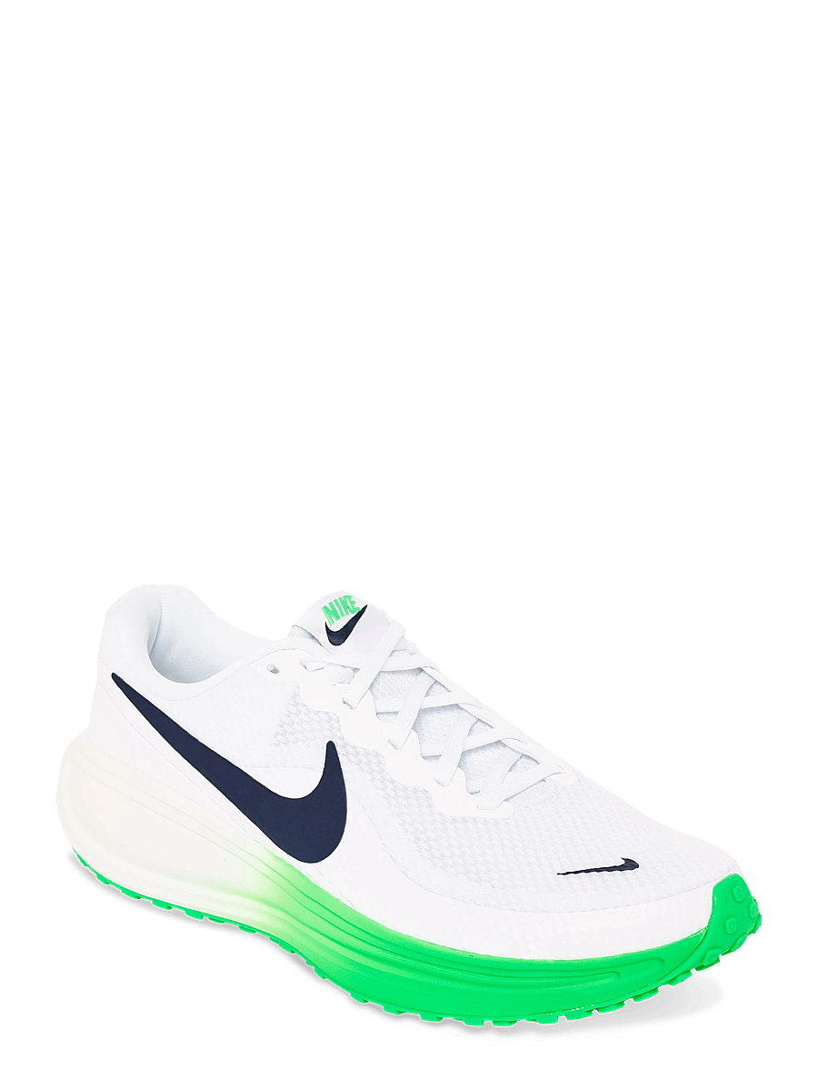Nike - NIKE REVOLUTION 8 - løbesko - white/midnight navy-green spar - 0