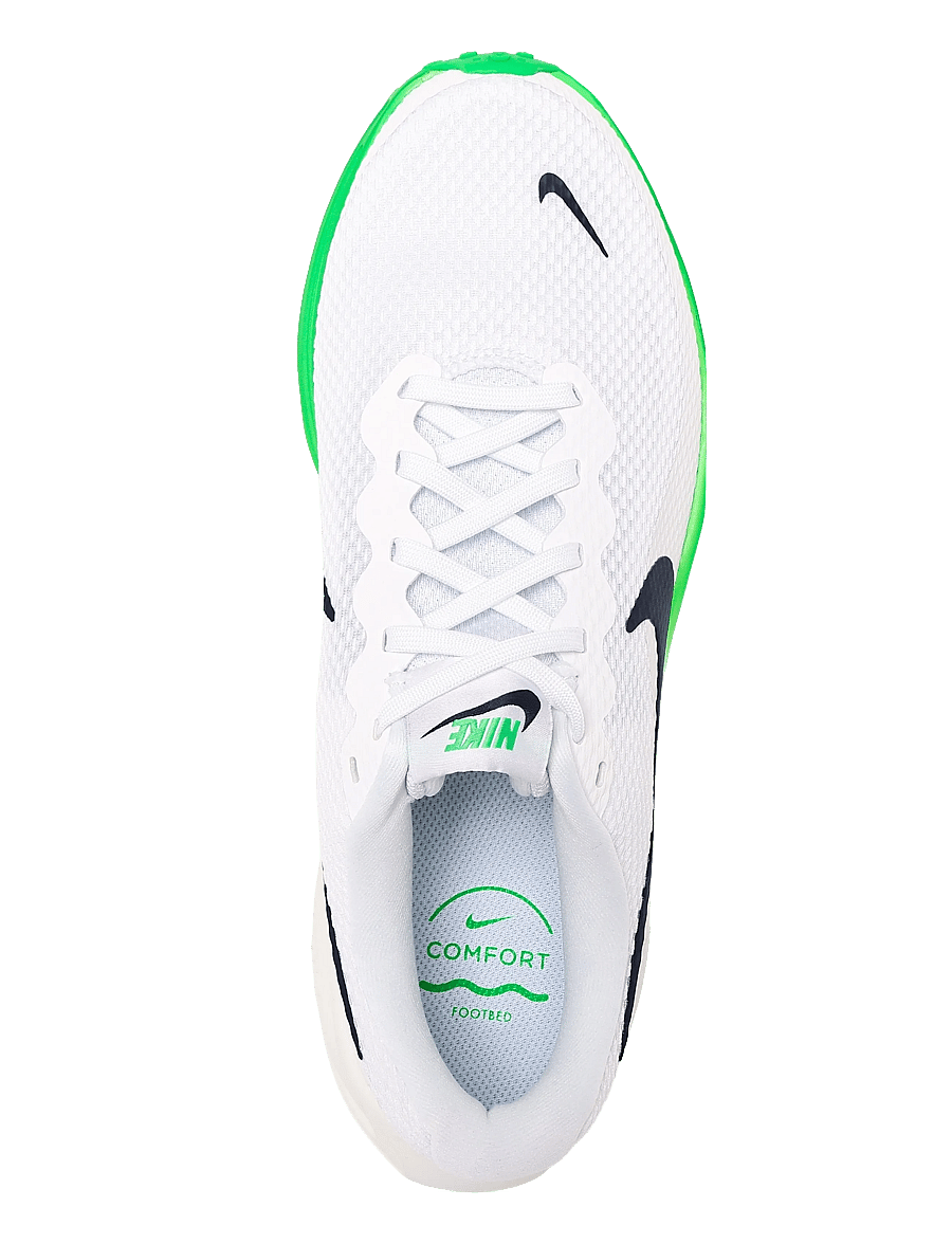 Nike - NIKE REVOLUTION 8 - løbesko - white/midnight navy-green spar - 3