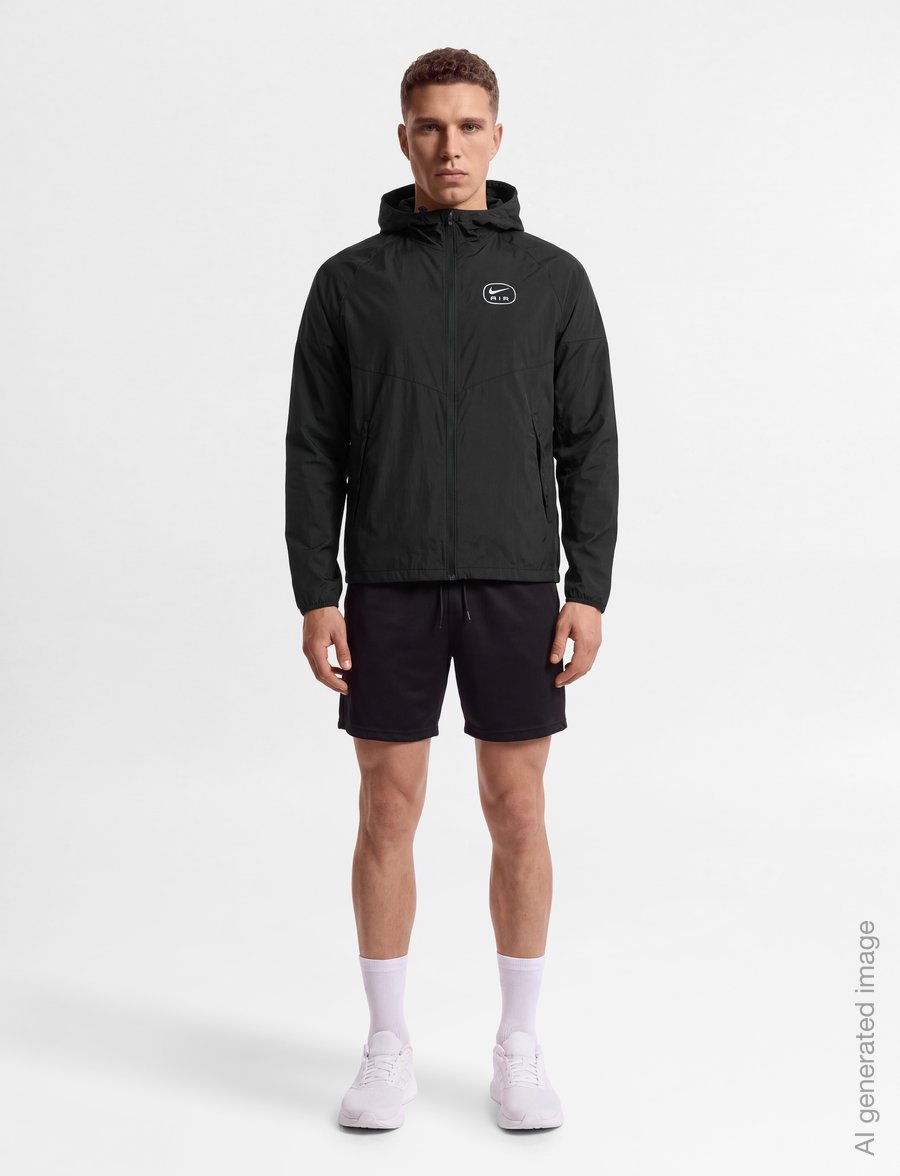 Nike - Nike Sportswear AIR RUN Jacket - freizeitjacken - black/black - 0