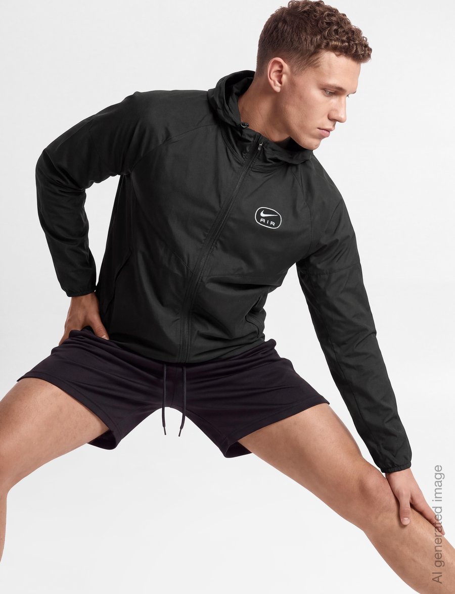 Nike - Nike Sportswear AIR RUN Jacket - freizeitjacken - black/black - 3