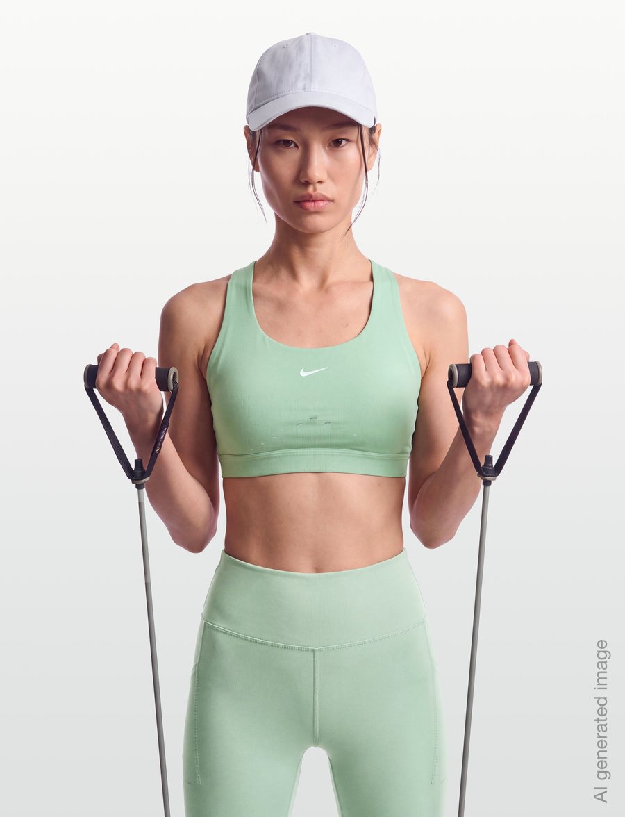 Nike - Nike Swift High Support Bra - sport bh's - steam - 3