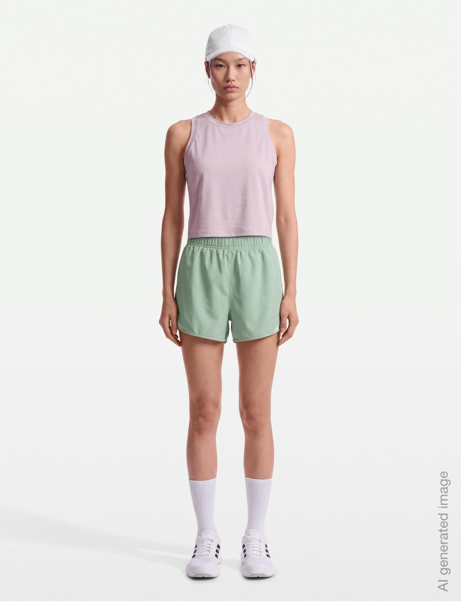 Nike - Nike Tempo Dri-Fit 3" SHORT - running shorts - steam/barely green/steam/refle - 0