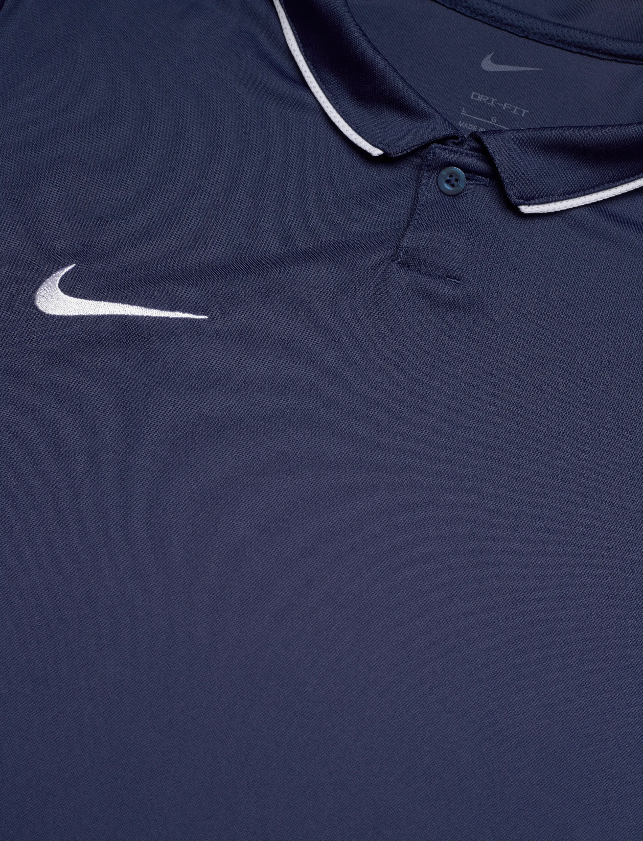Nike - Nike DRI-FIT Park 26 Short-Sleeved Polo - polos - midnight navy/white/white - 4