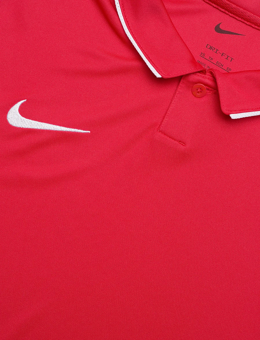 Nike - Nike DRI-FIT Park 26 Short-Sleeved Polo - polos - university red/white/white - 2