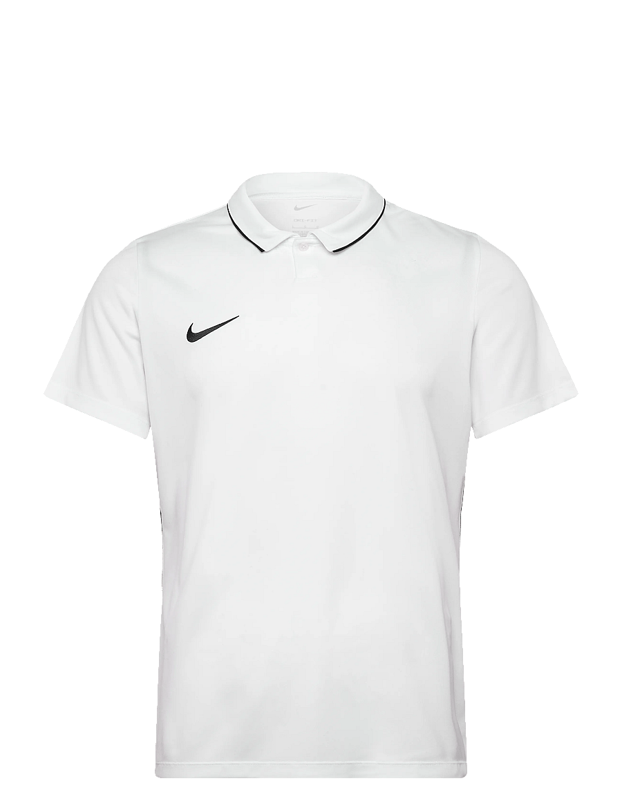 Nike - Nike DRI-FIT Park 26 Short-Sleeved Polo - alussärgid ja t-särgid - white/black/black - 0