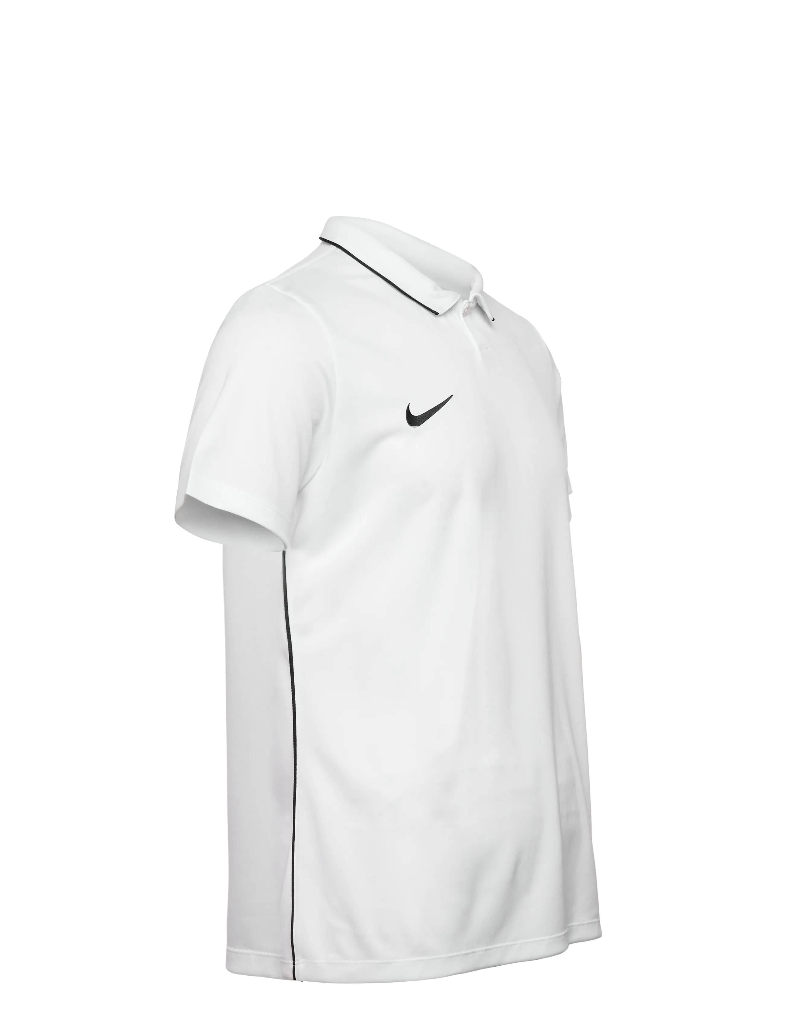 Nike - Nike DRI-FIT Park 26 Short-Sleeved Polo - alussärgid ja t-särgid - white/black/black - 2