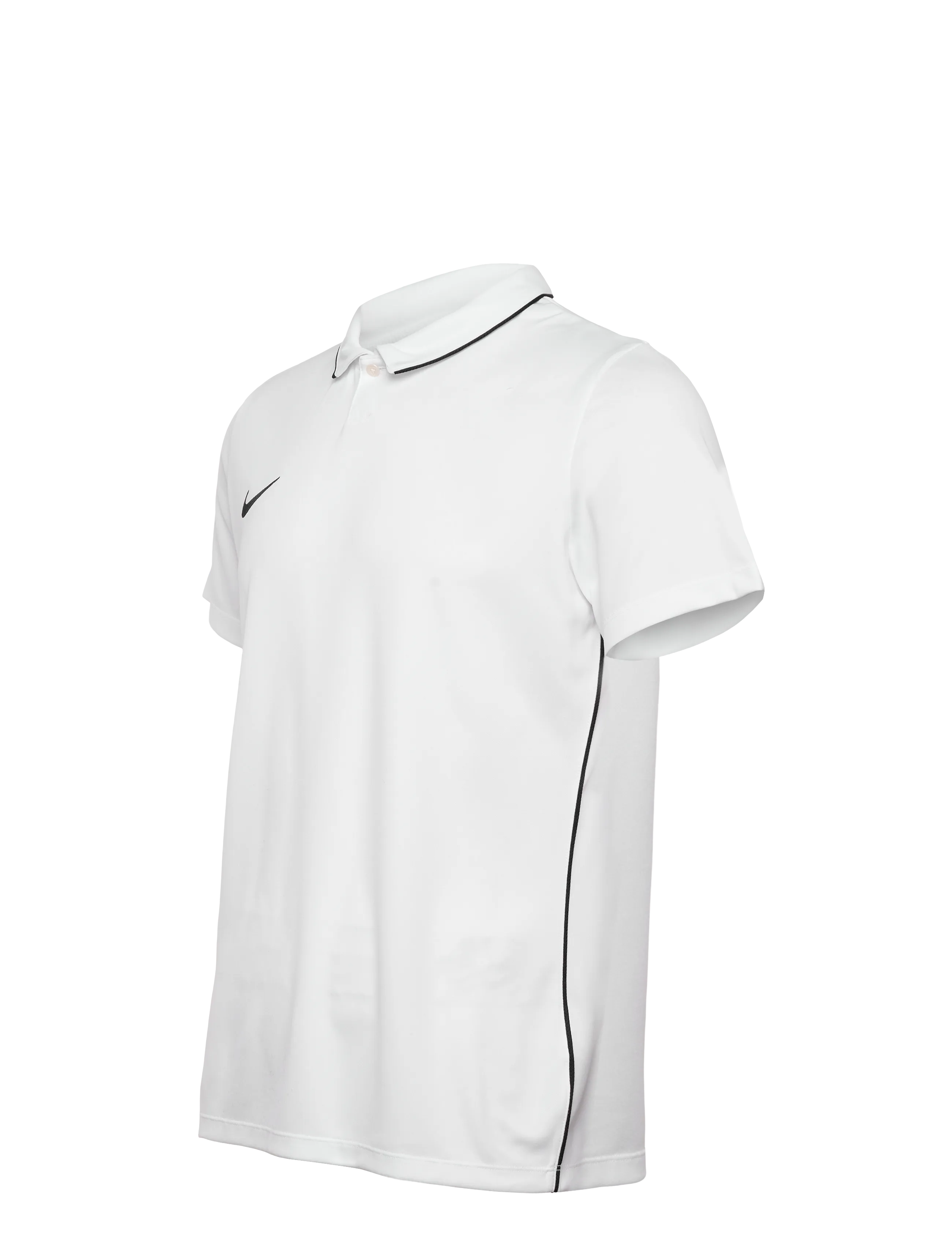 Nike - Nike DRI-FIT Park 26 Short-Sleeved Polo - alussärgid ja t-särgid - white/black/black - 3