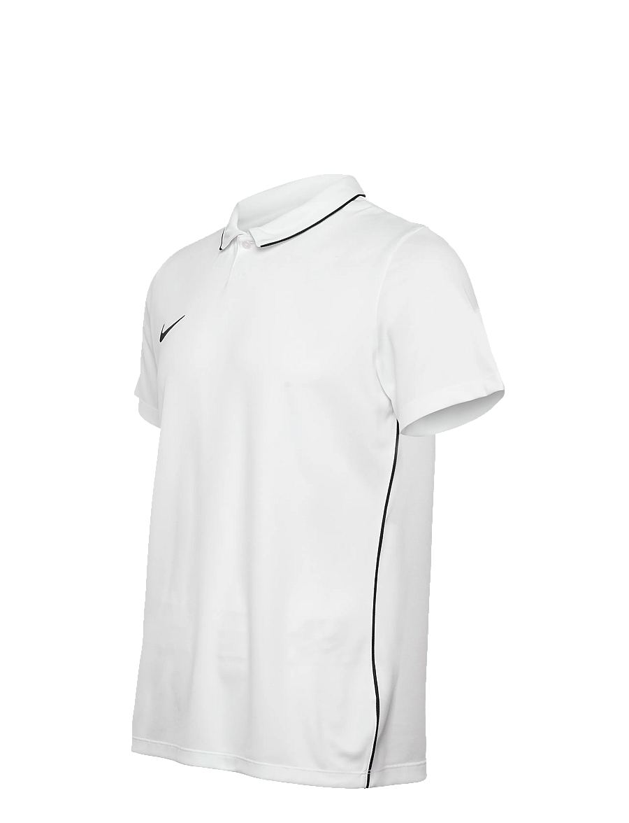 Nike - Nike DRI-FIT Park 26 Short-Sleeved Polo - alussärgid ja t-särgid - white/black/black - 3