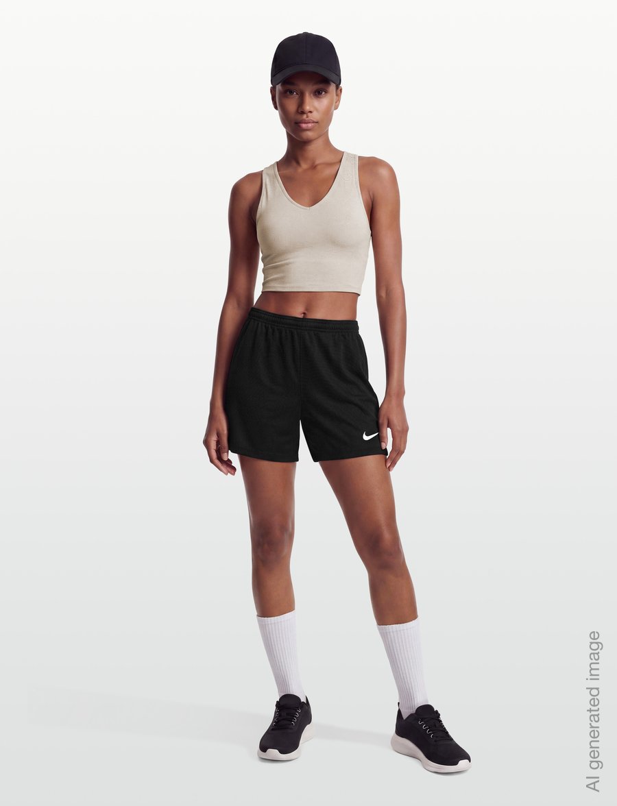 Nike - Nike DRI-FIT Park 26 Short - trainingsshorts - black/white/white - 0