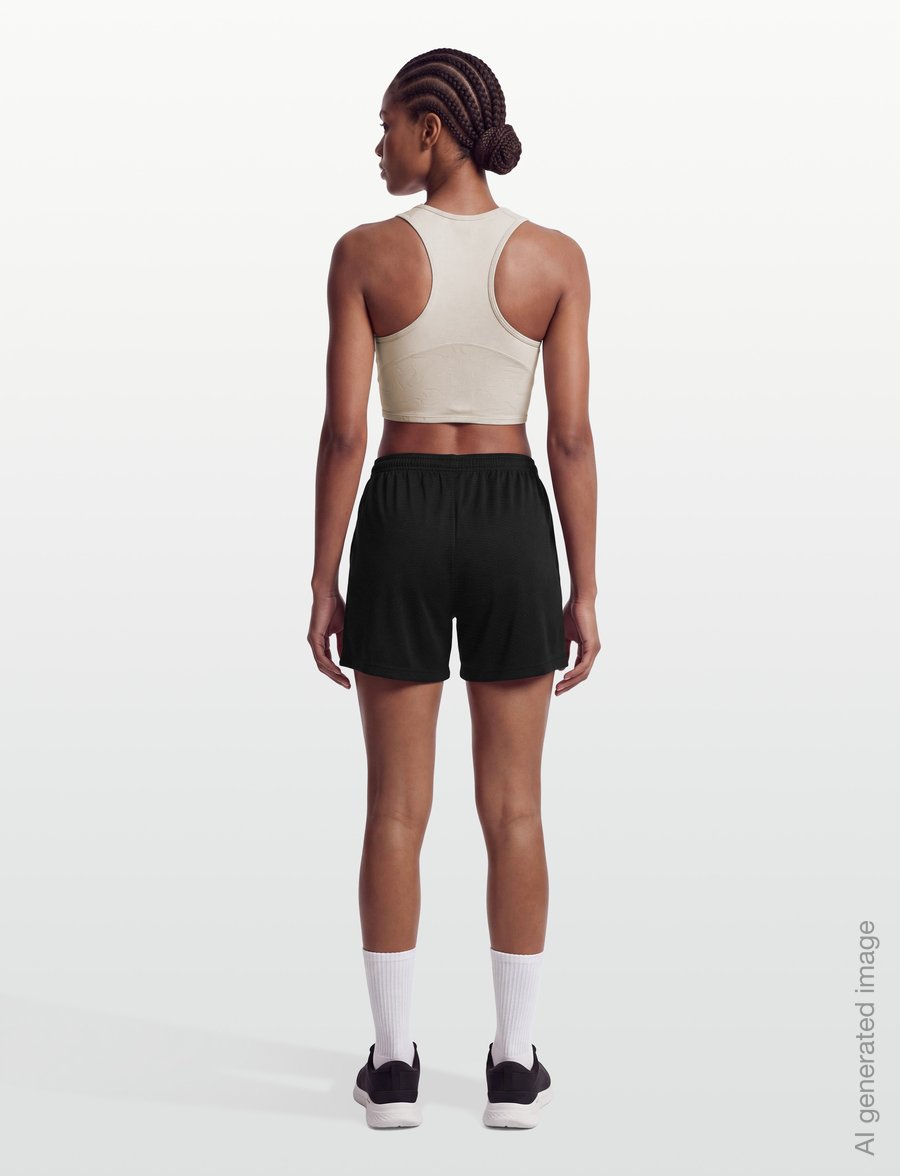 Nike - Nike DRI-FIT Park 26 Short - trainingsshorts - black/white/white - 4