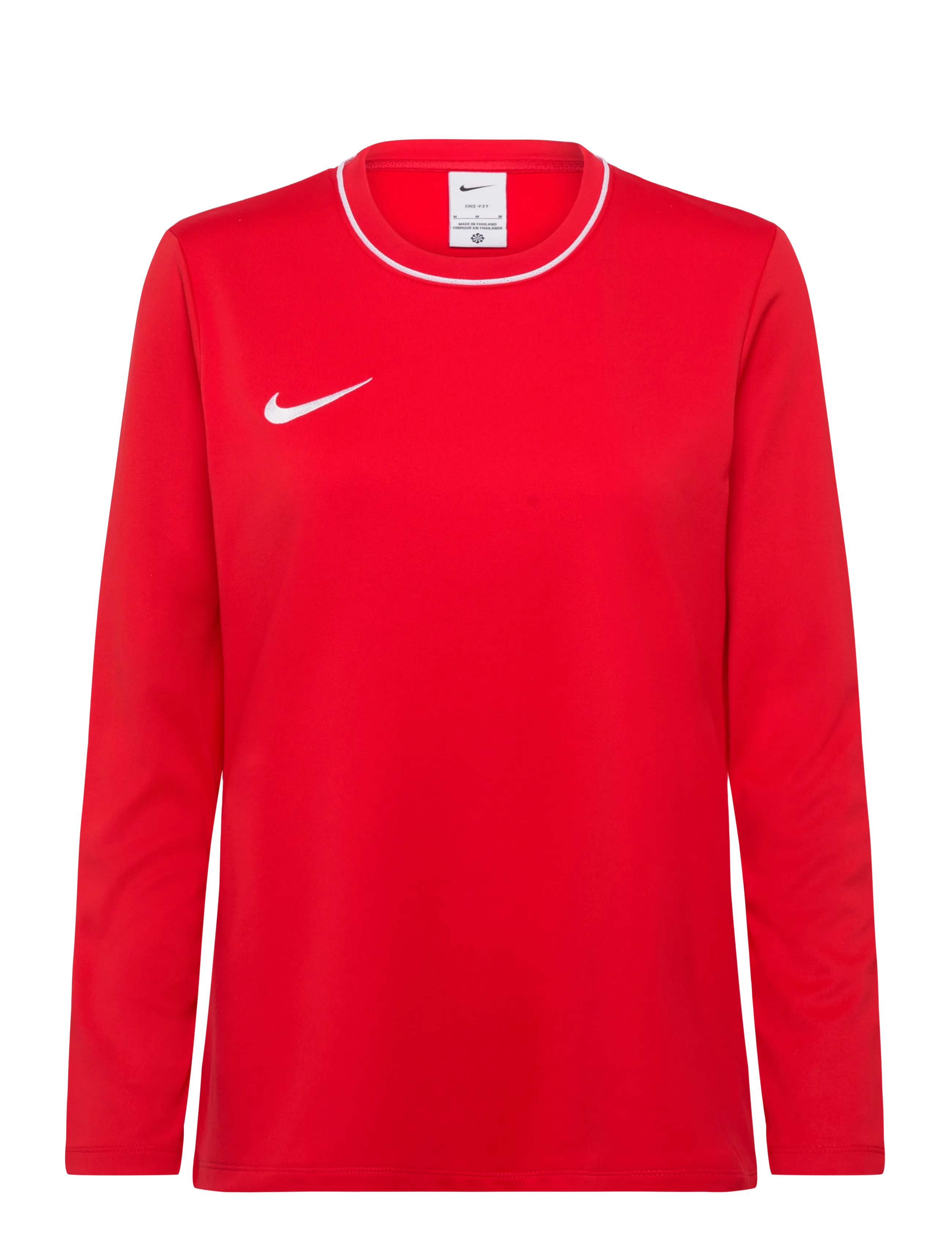 Nike Dri-Fit Park 26 Crew Top, Kvinder, Langærmet Sportstop, Rød, Str: XL