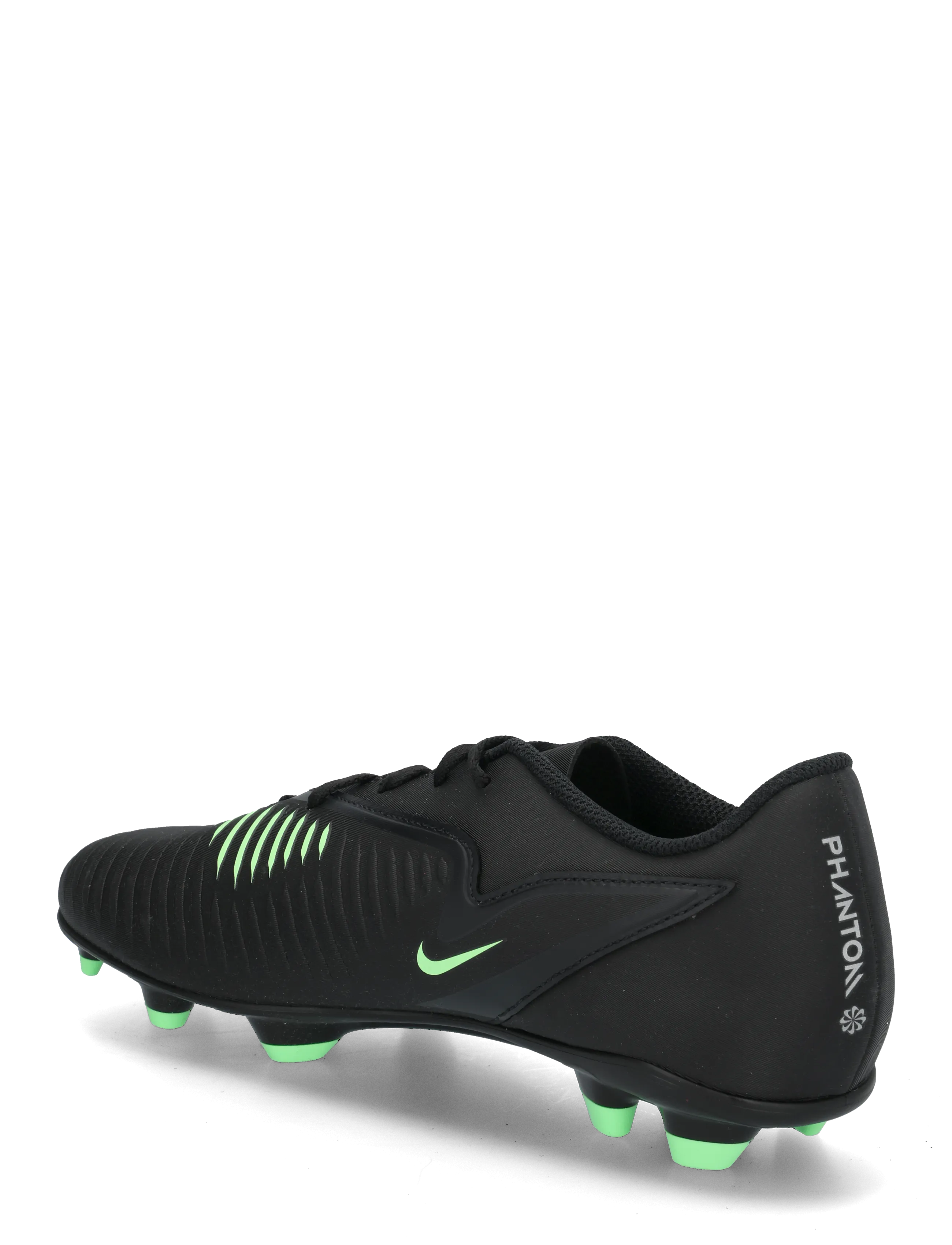 Nike - PHANTOM 6 LOW CLUB FG/MG - fodboldstøvler - black/illusion green-black - 1