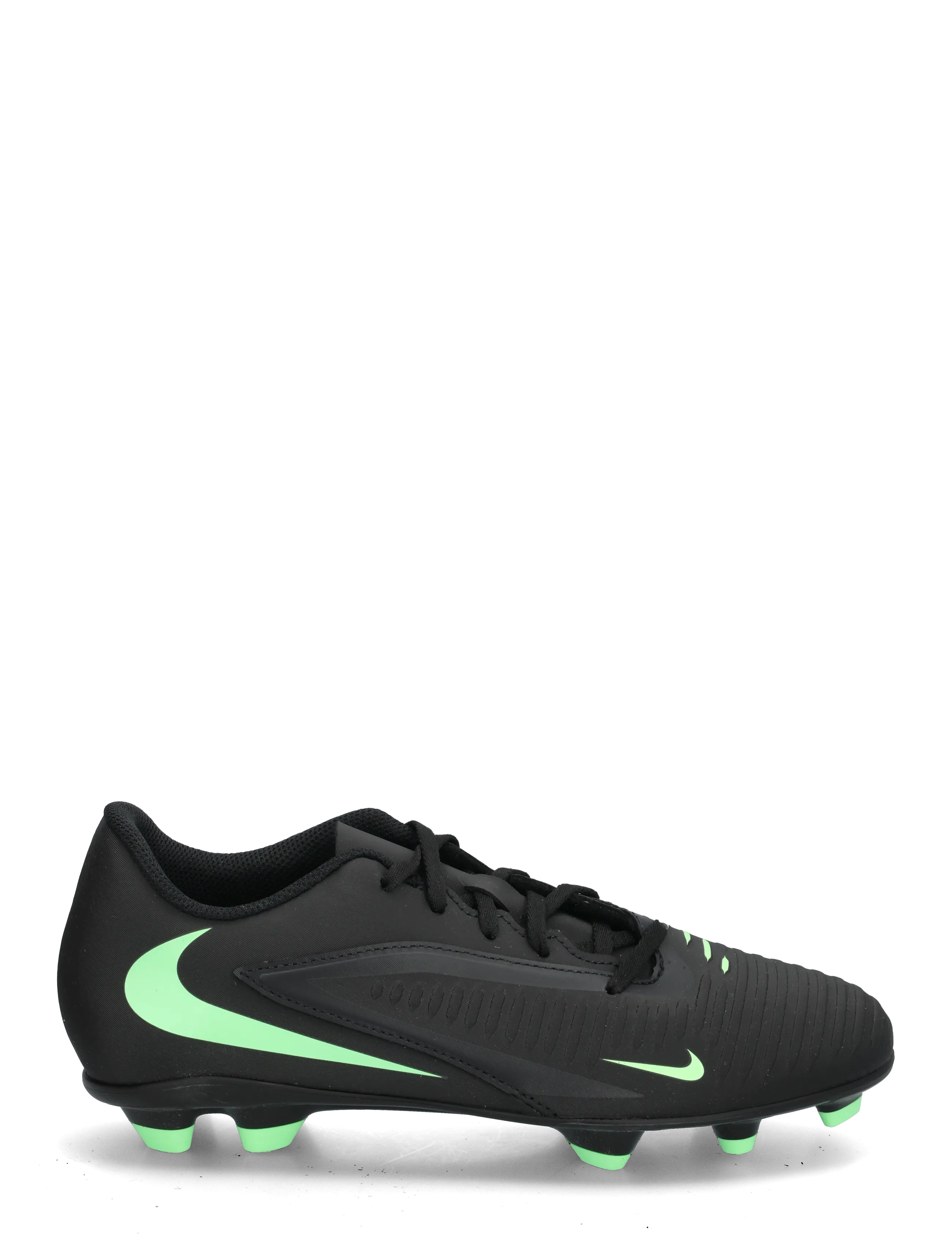 Nike - PHANTOM 6 LOW CLUB FG/MG - fodboldstøvler - black/illusion green-black - 2