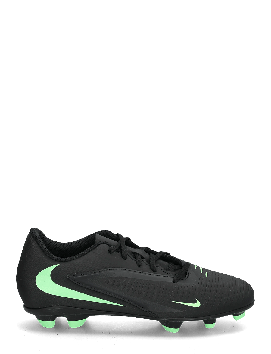 Nike - PHANTOM 6 LOW CLUB FG/MG - fodboldstøvler - black/illusion green-black - 2